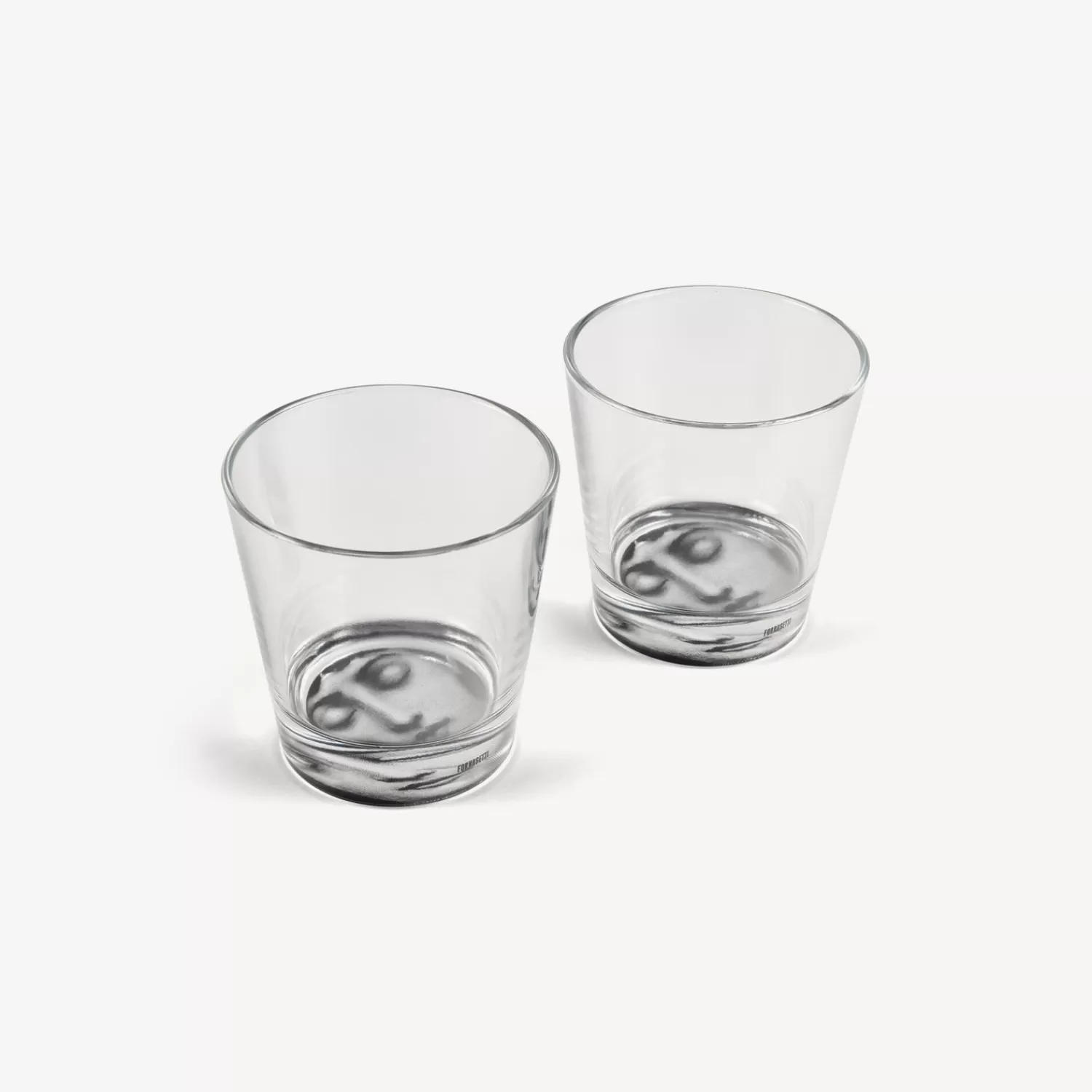 Glasses And Coasters<Fornasetti 2 Glasses Set Tema E Variazioni Black