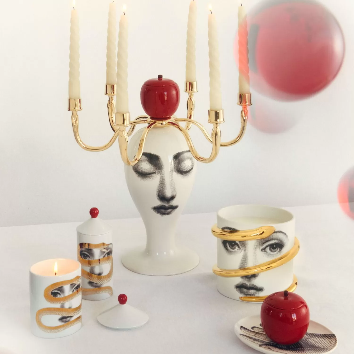 Scented Candles<Fornasetti Al Buio Scented Candle - Peccato Originale Decor - Frutto Proibito Fragrance Multicolour