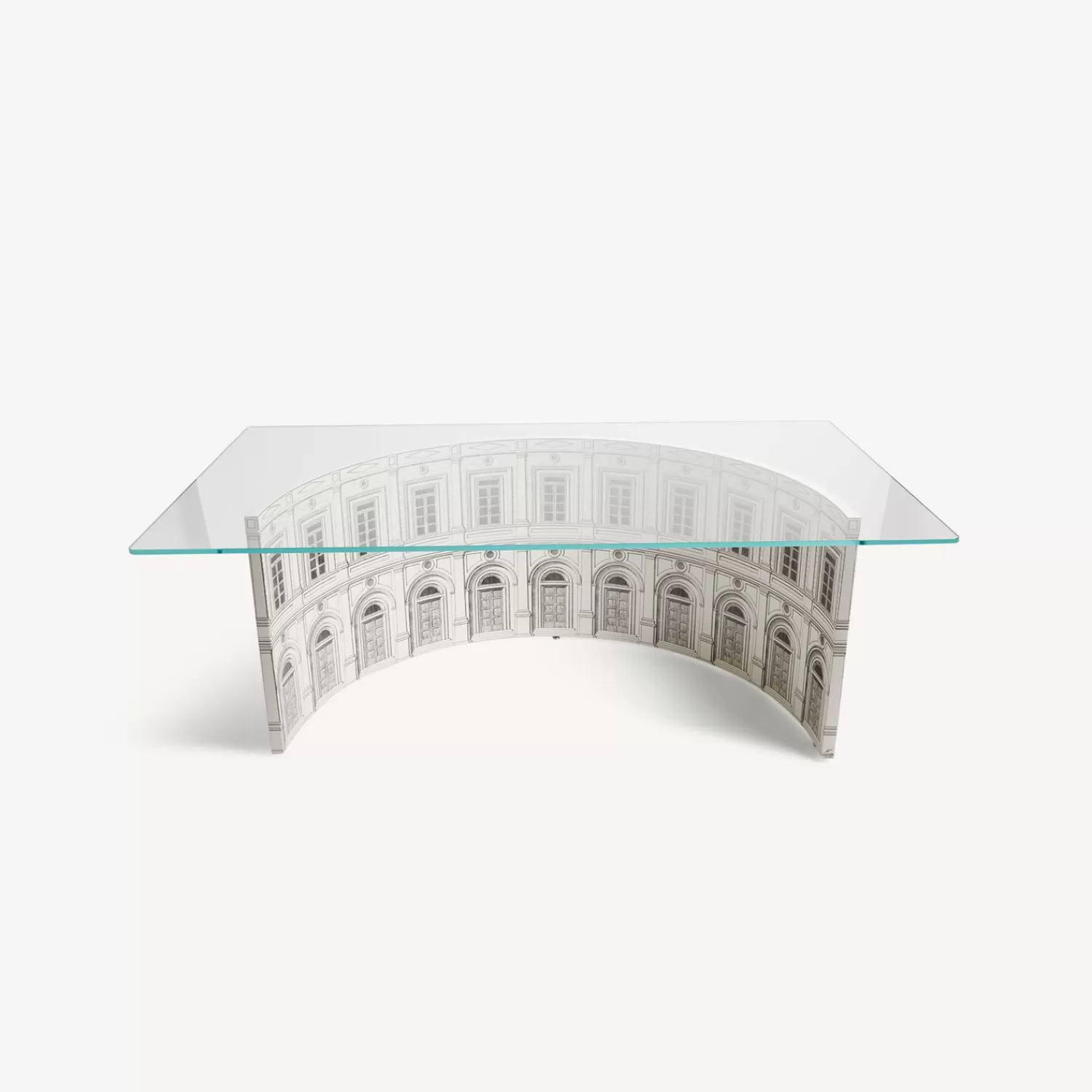 Tables<Fornasetti Amphitheatre Table Architettura White/Black