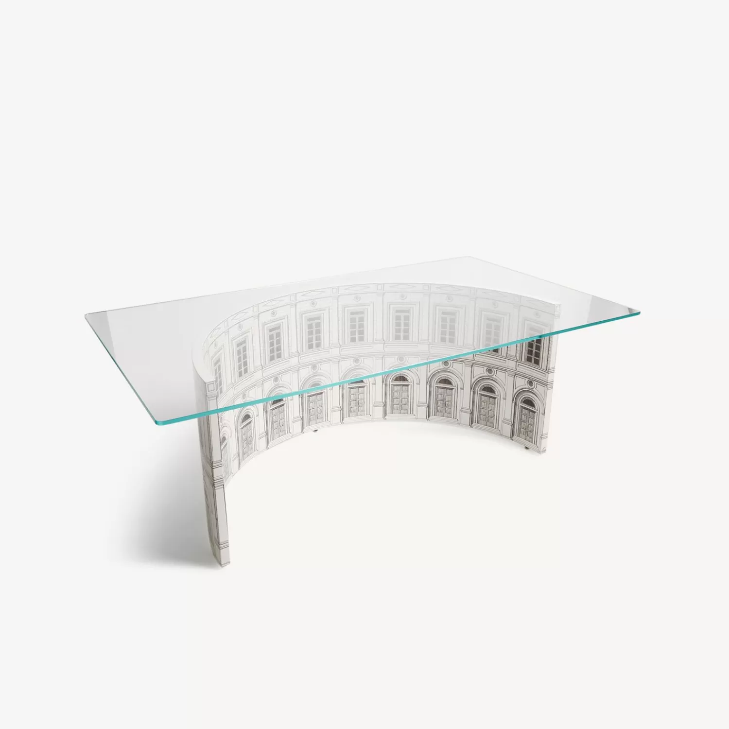 Tables<Fornasetti Amphitheatre Table Architettura White/Black