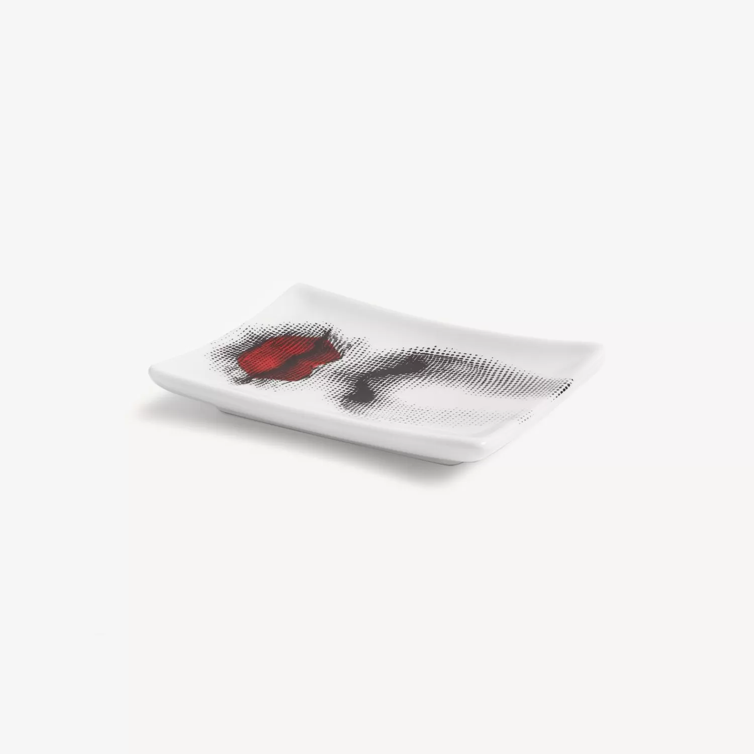 Design Ashtrays<Fornasetti Ashtray Bacio White/Black/Red