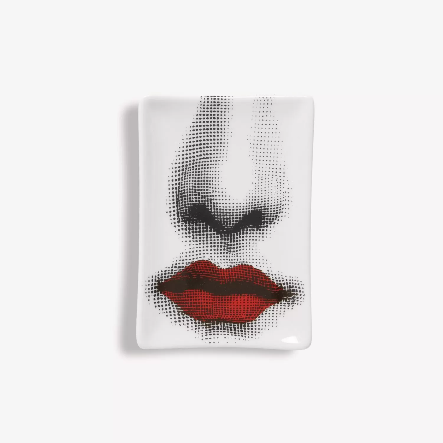 Design Ashtrays<Fornasetti Ashtray Bocca White/Black/Red