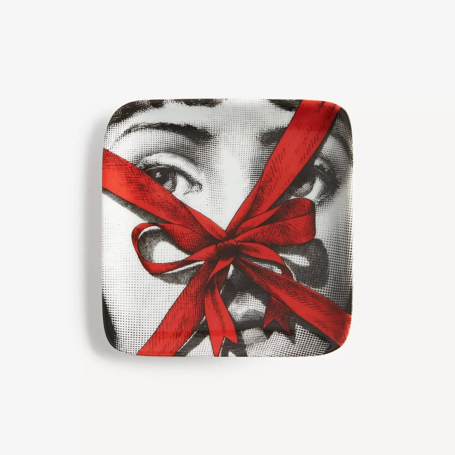 Design Ashtrays<Fornasetti Ashtray Gift White/Black/Red