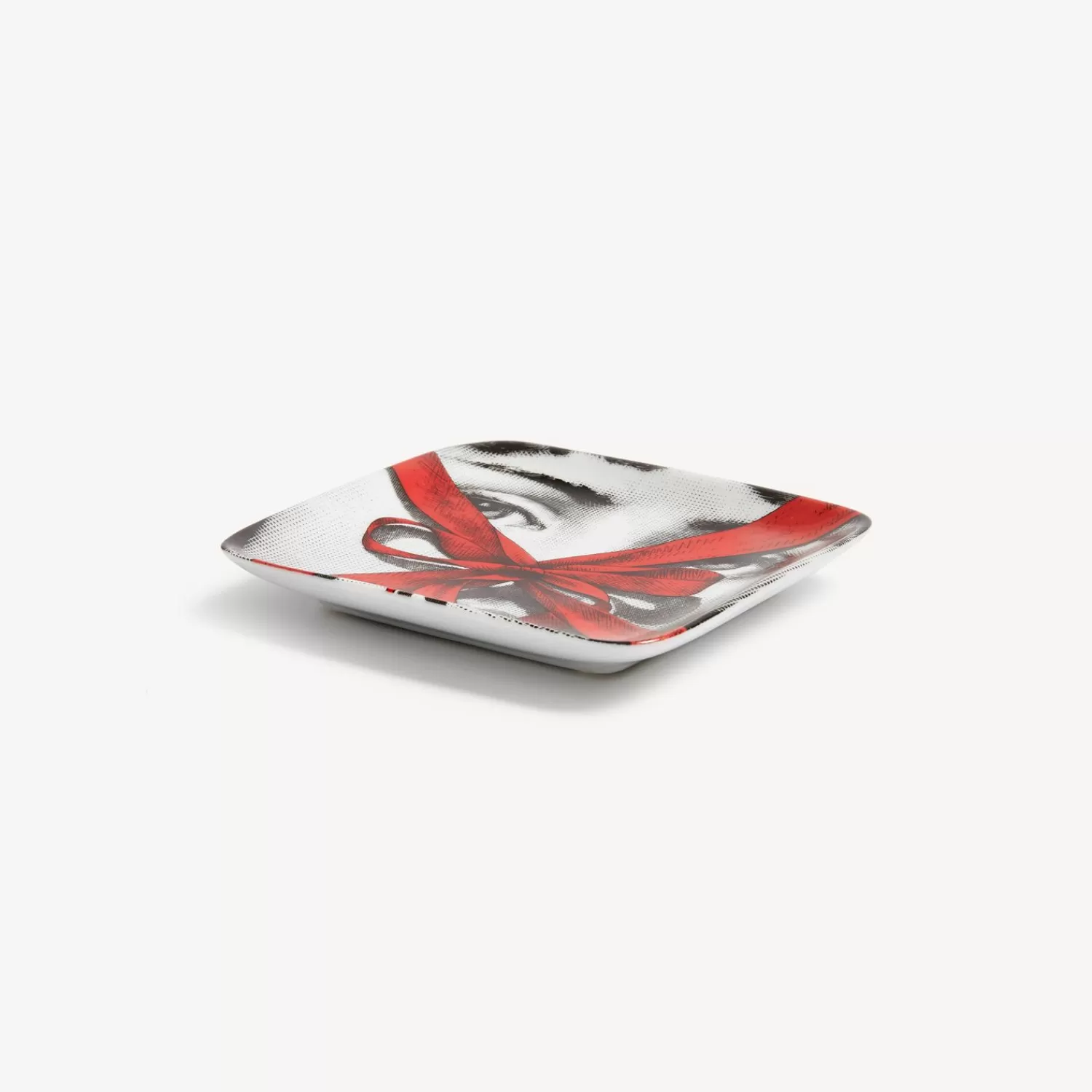 Design Ashtrays<Fornasetti Ashtray Gift White/Black/Red