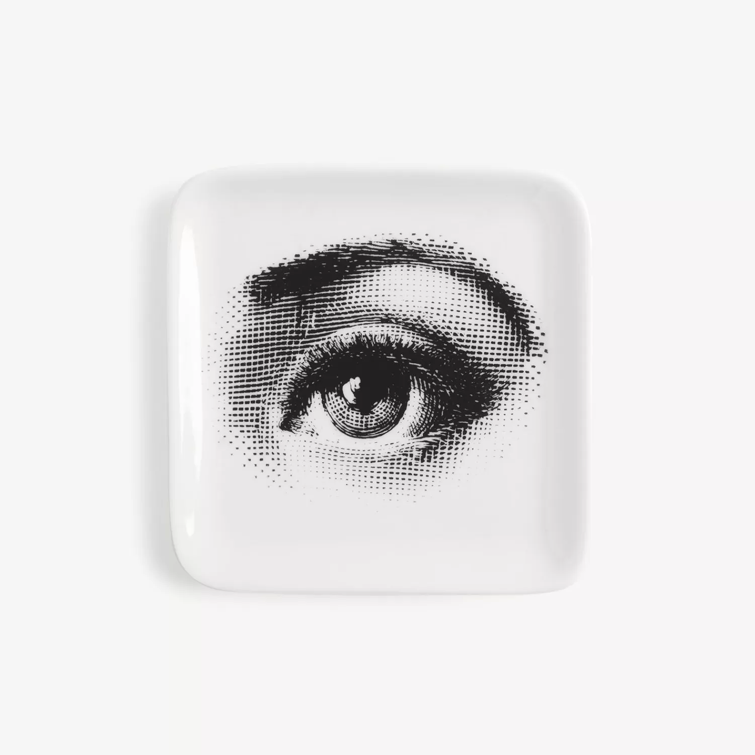 Design Ashtrays<Fornasetti Ashtray Occhio White/Black