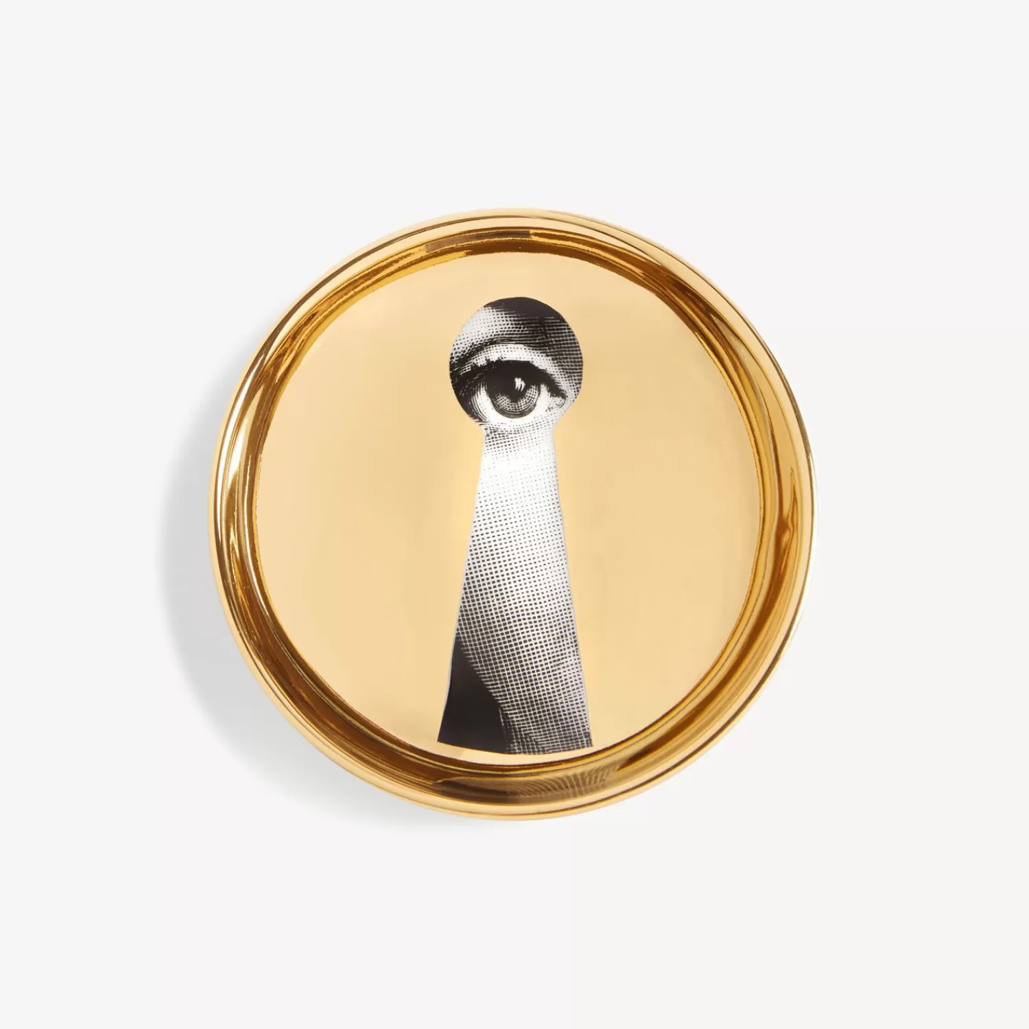Design Ashtrays<Fornasetti Ashtray Tema E Variazioni N.14 White/Black/Gold