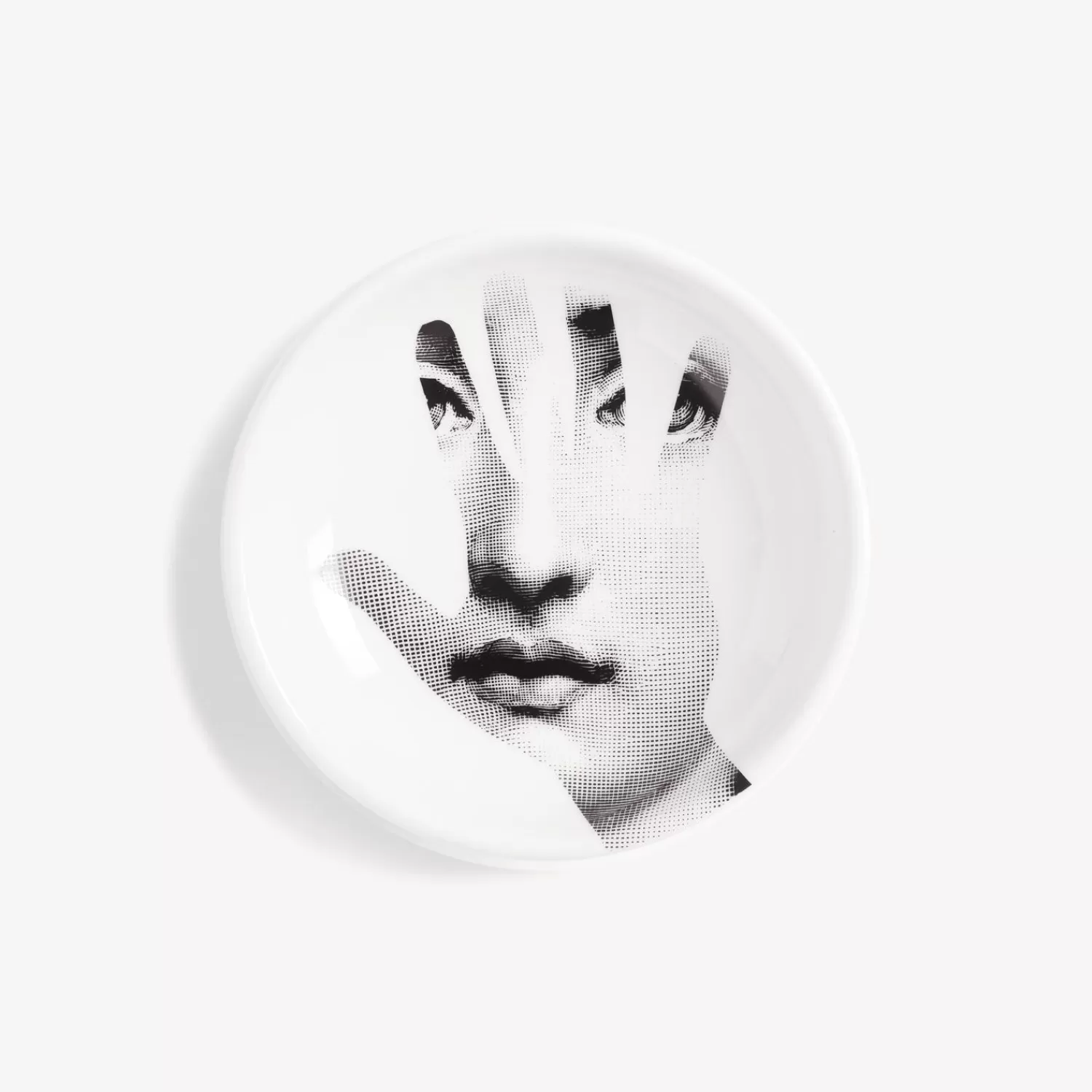 Design Ashtrays<Fornasetti Ashtray Tema E Variazioni N.15 White/Black