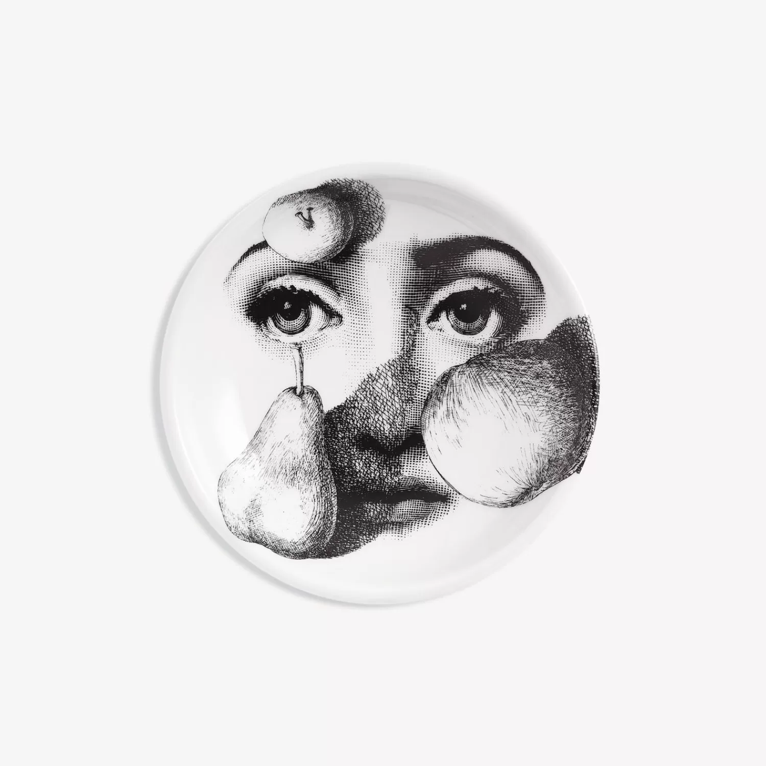 Design Ashtrays<Fornasetti Ashtray Tema E Variazioni N.218 White/Black
