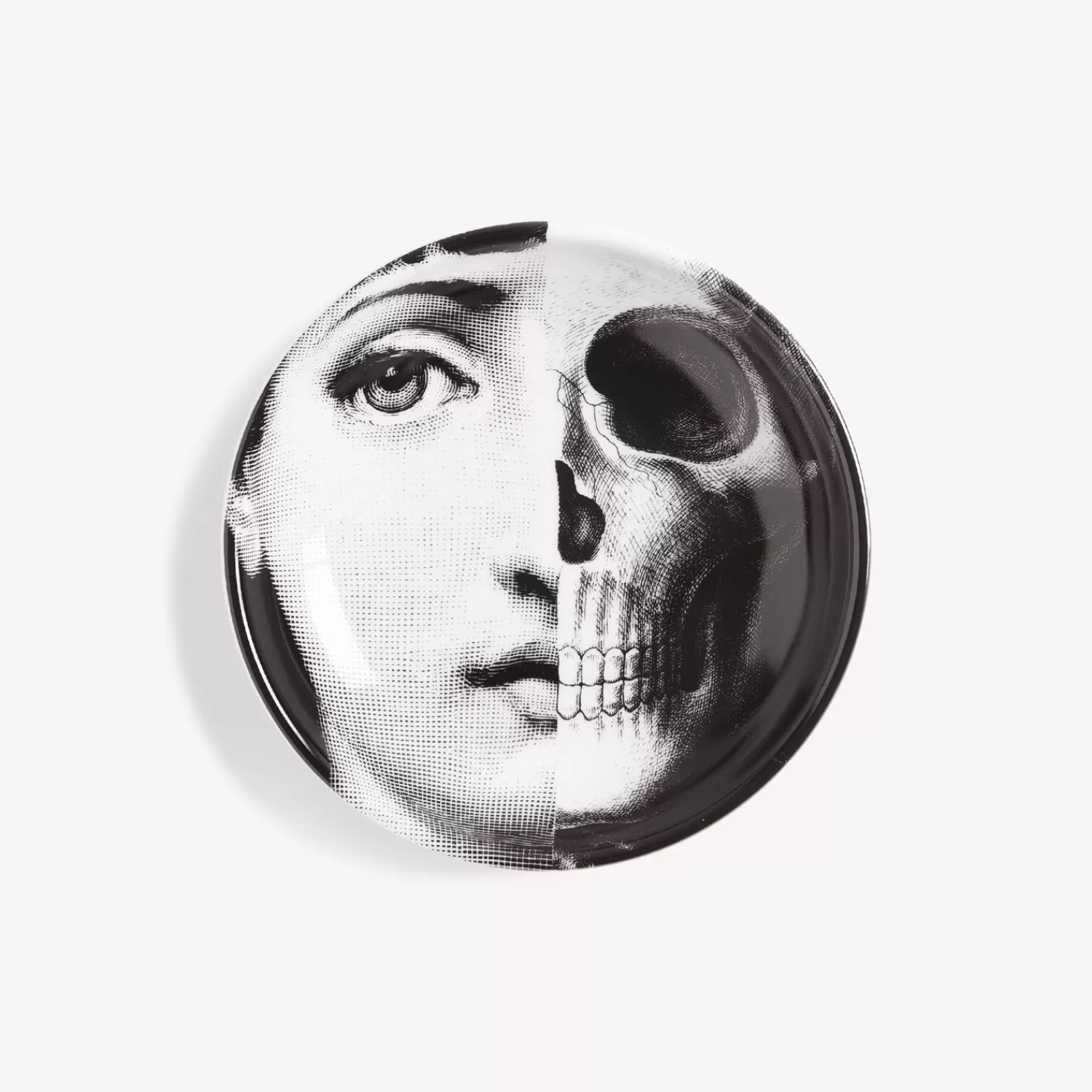 Design Ashtrays<Fornasetti Ashtray Tema E Variazioni N.288 White/Black