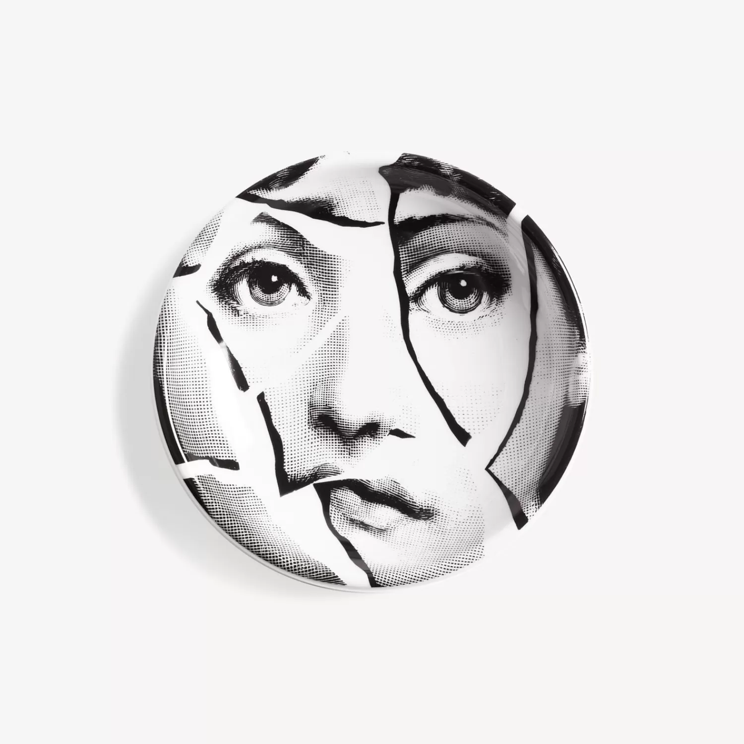 Design Ashtrays<Fornasetti Ashtray Tema E Variazioni N.2 White/Black