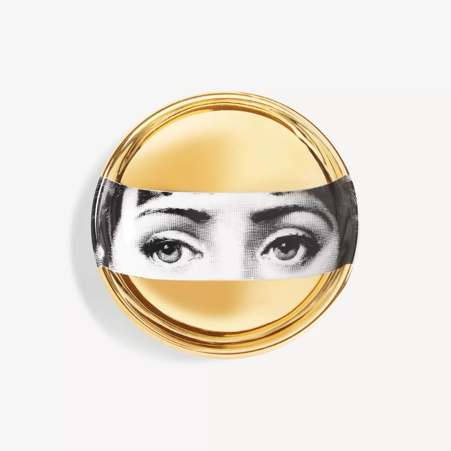 Design Ashtrays<Fornasetti Ashtray Tema E Variazioni N.32 White/Black/Gold