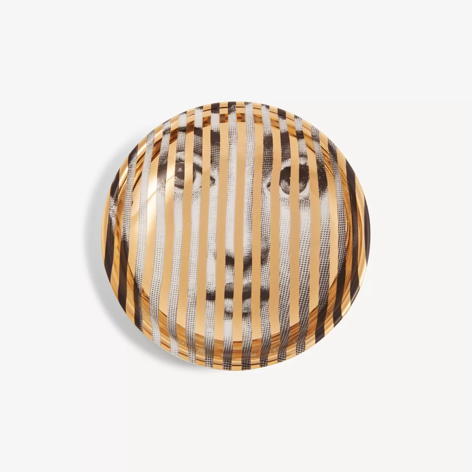 Design Ashtrays<Fornasetti Ashtray Tema E Variazioni N.34 White/Black/Gold