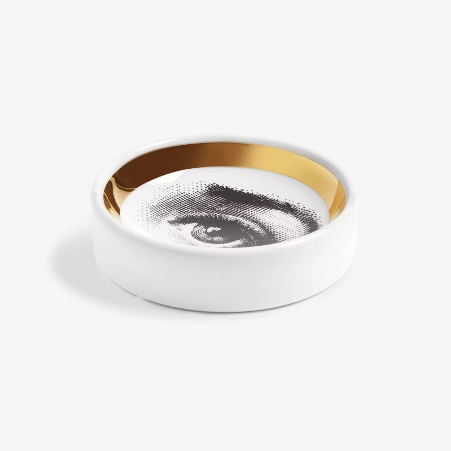 Design Ashtrays<Fornasetti Ashtray Tema E Variazioni N.35 White/Black/Gold