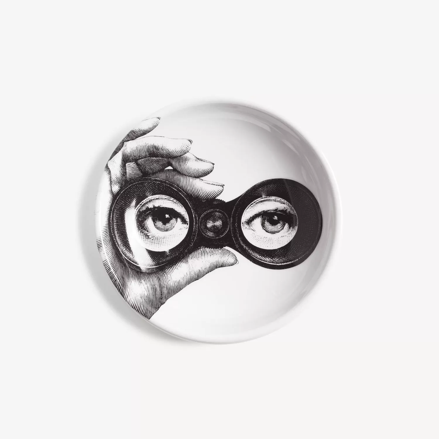 Design Ashtrays<Fornasetti Ashtray Tema E Variazioni N.371 White/Black