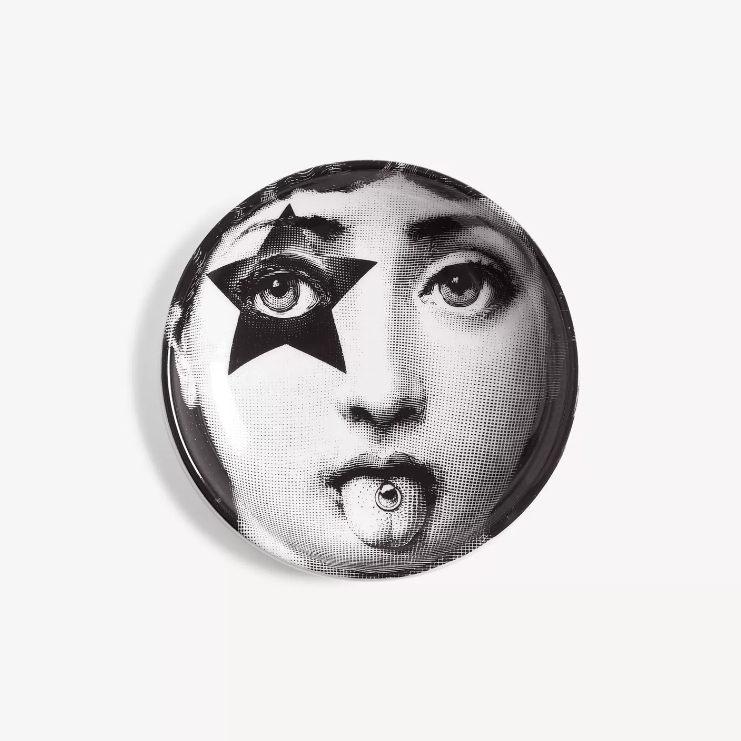 Design Ashtrays<Fornasetti Ashtray Tema E Variazioni N.381 White/Black