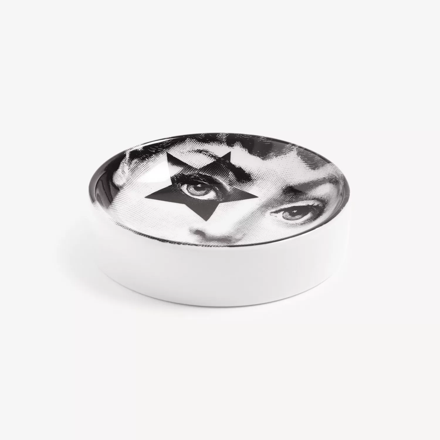 Design Ashtrays<Fornasetti Ashtray Tema E Variazioni N.381 White/Black
