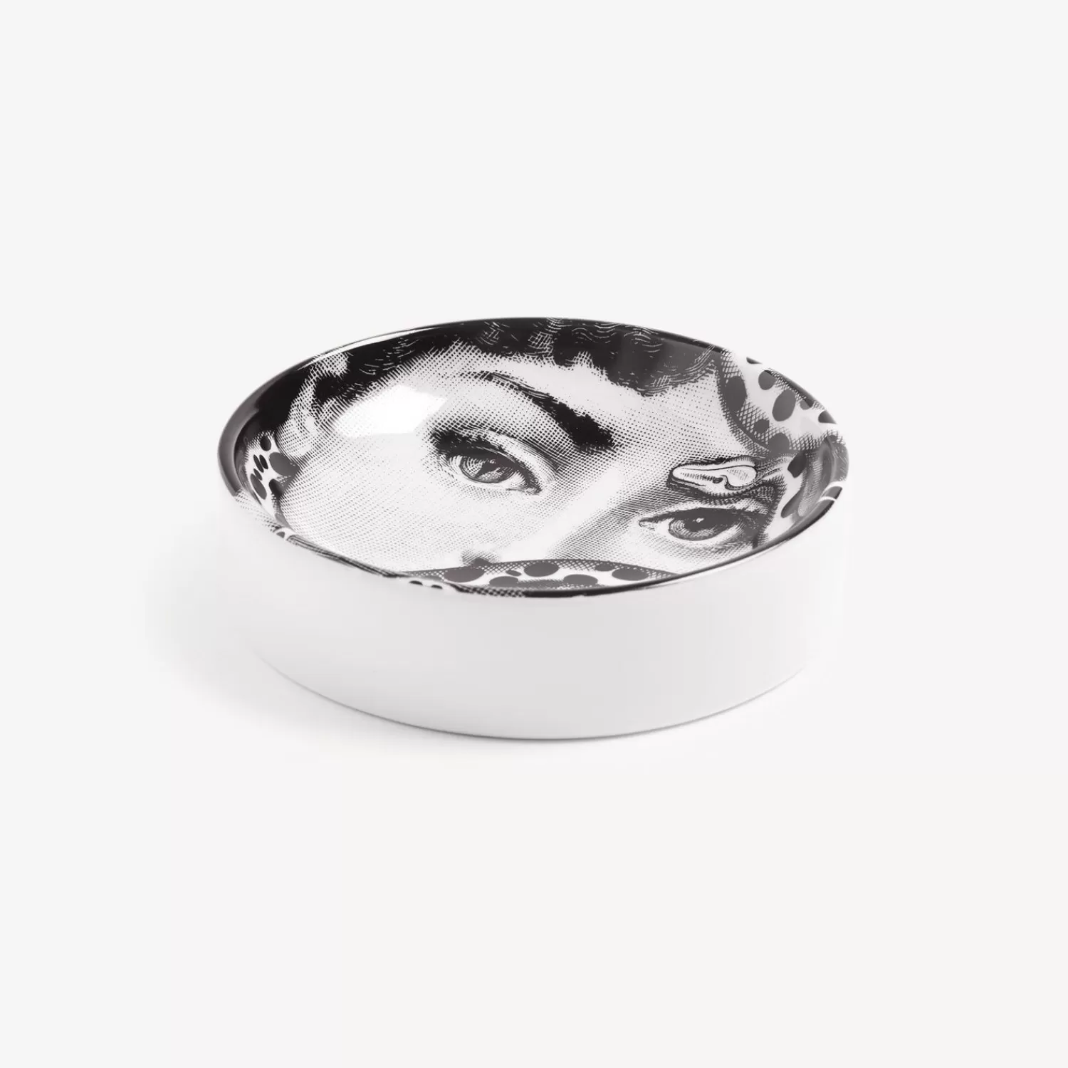 Design Ashtrays<Fornasetti Ashtray Tema E Variazioni N.383 White/Black