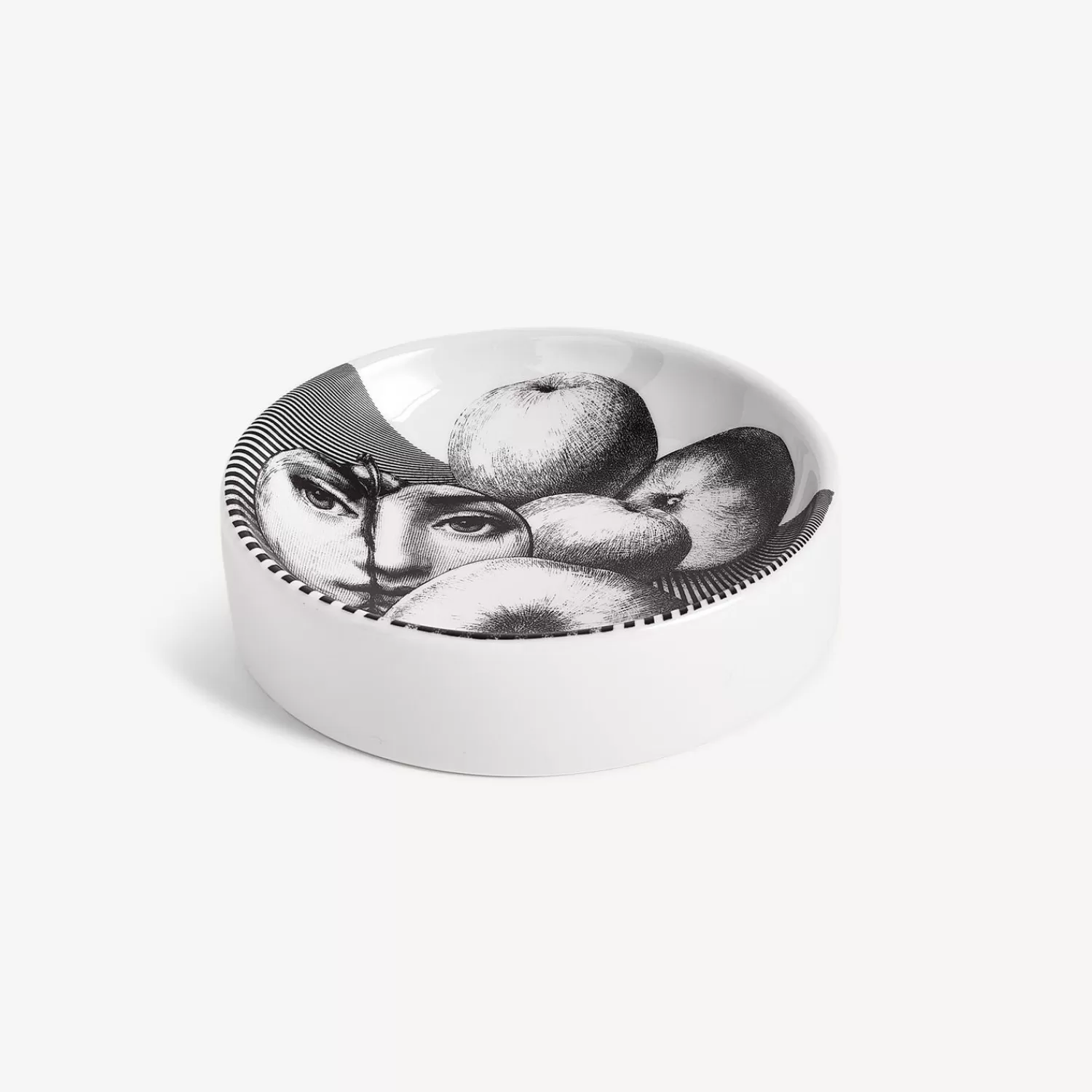 Design Ashtrays<Fornasetti Ashtray Tema E Variazioni N.390 White/Black