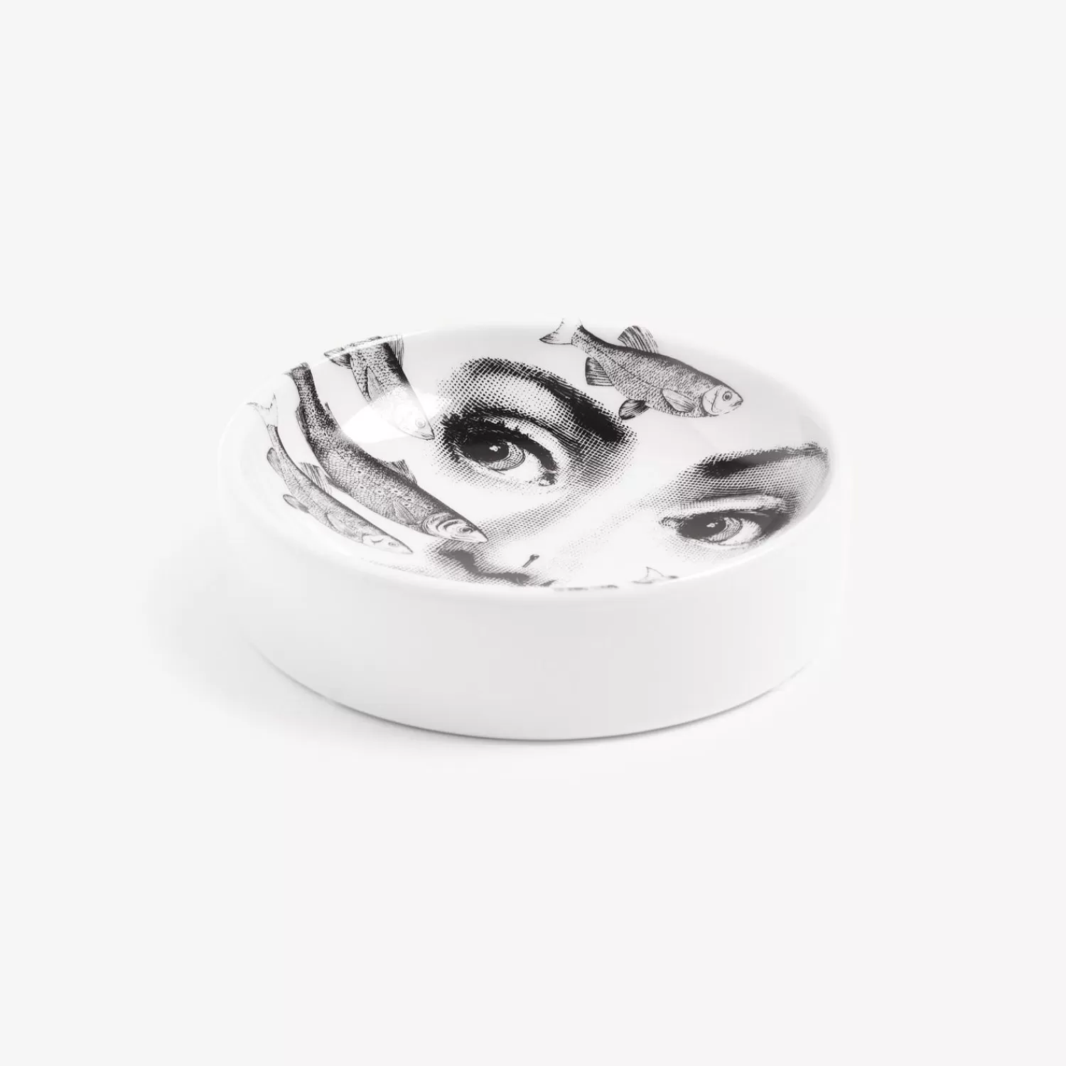 Design Ashtrays<Fornasetti Ashtray Tema E Variazioni N.392 White/Black