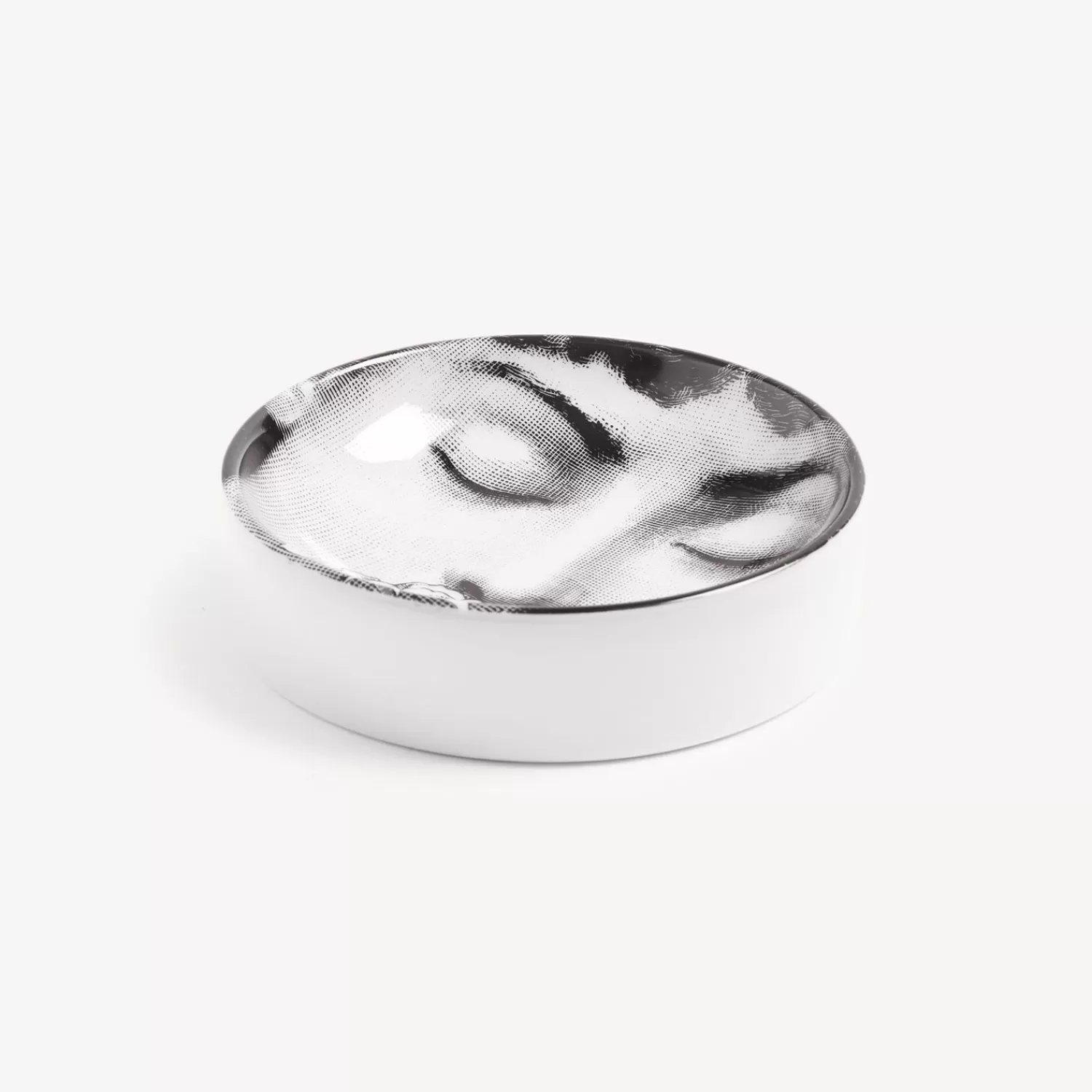 Design Ashtrays<Fornasetti Ashtray Tema E Variazioni N.393 White/Black