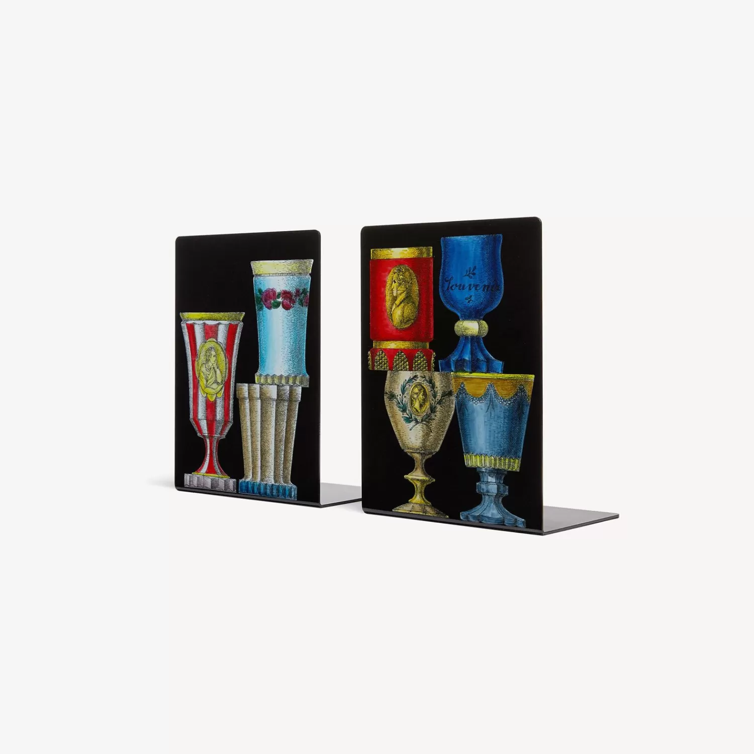 Bookends<Fornasetti Bookends Bicchieri Di Boemia Multicolour