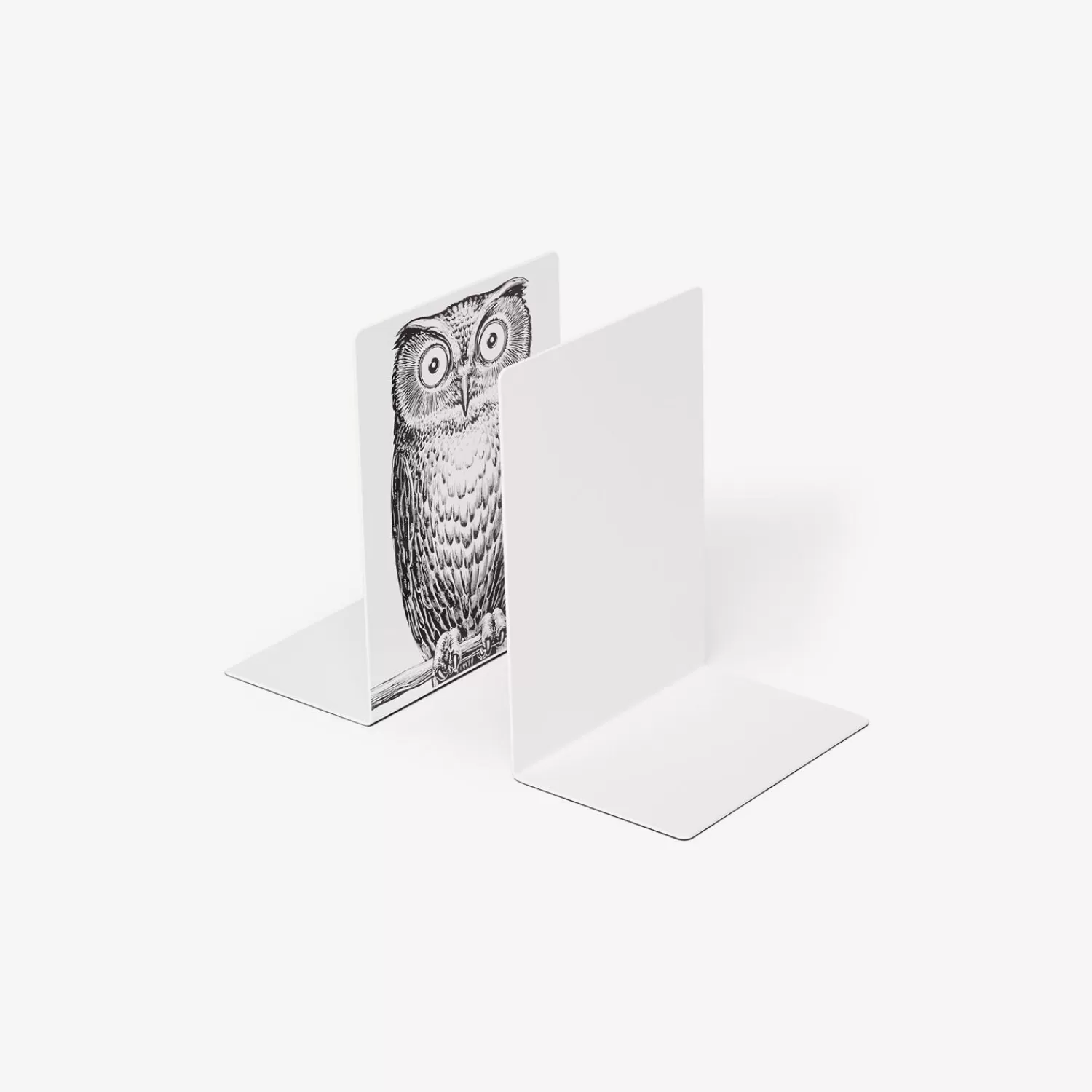 Bookends<Fornasetti Bookends Civetta White/Black