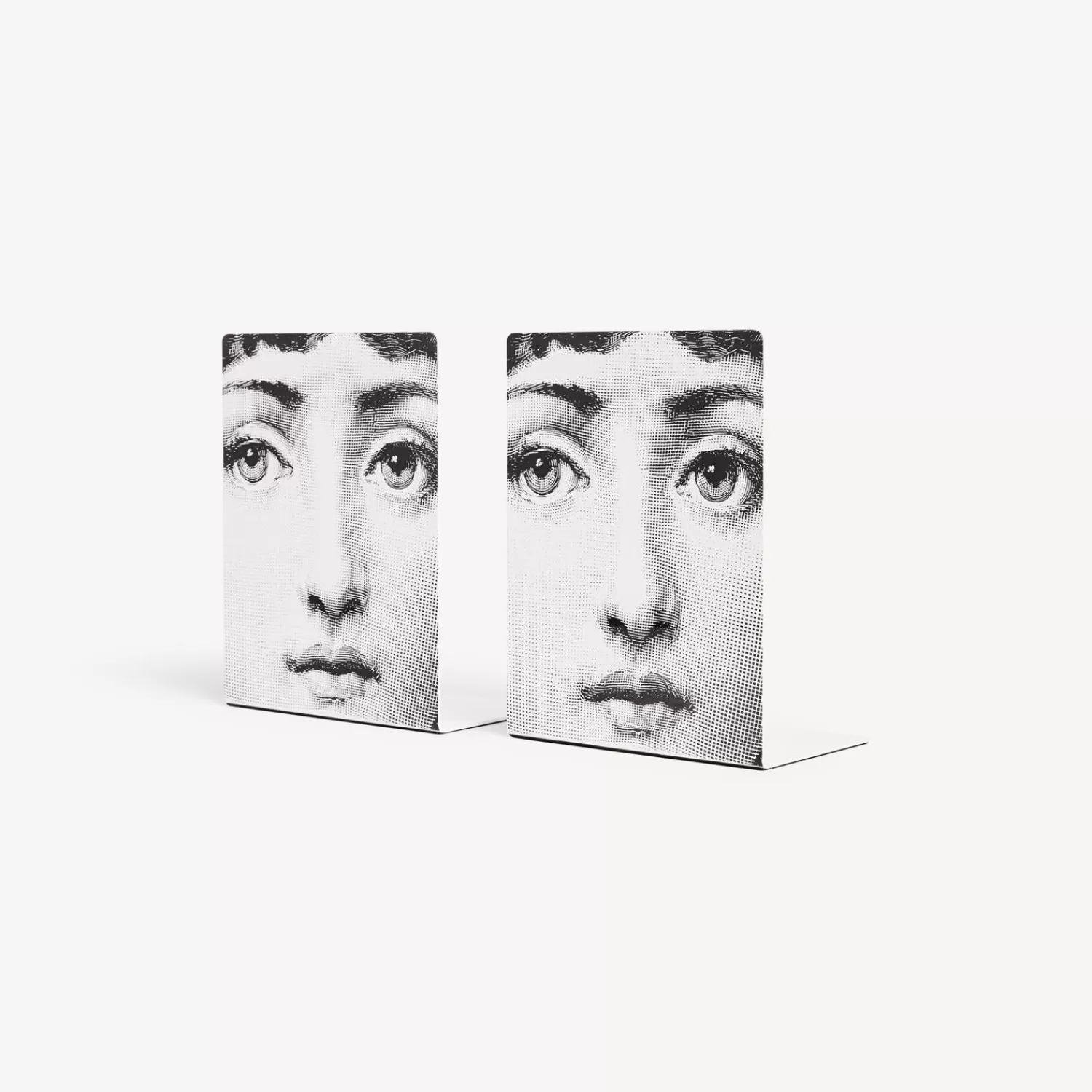 Bookends<Fornasetti Bookends Viso White/Black