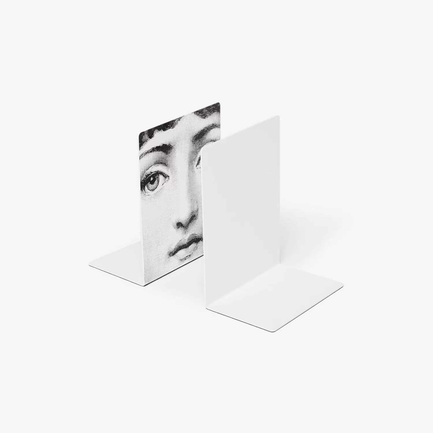 Bookends<Fornasetti Bookends Viso White/Black