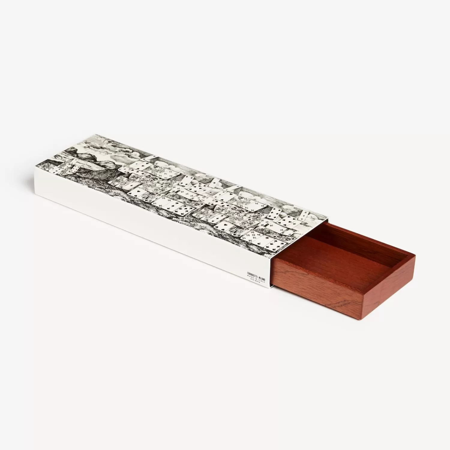 Glove Boxes<Fornasetti Box Citta Di Carte White/Black