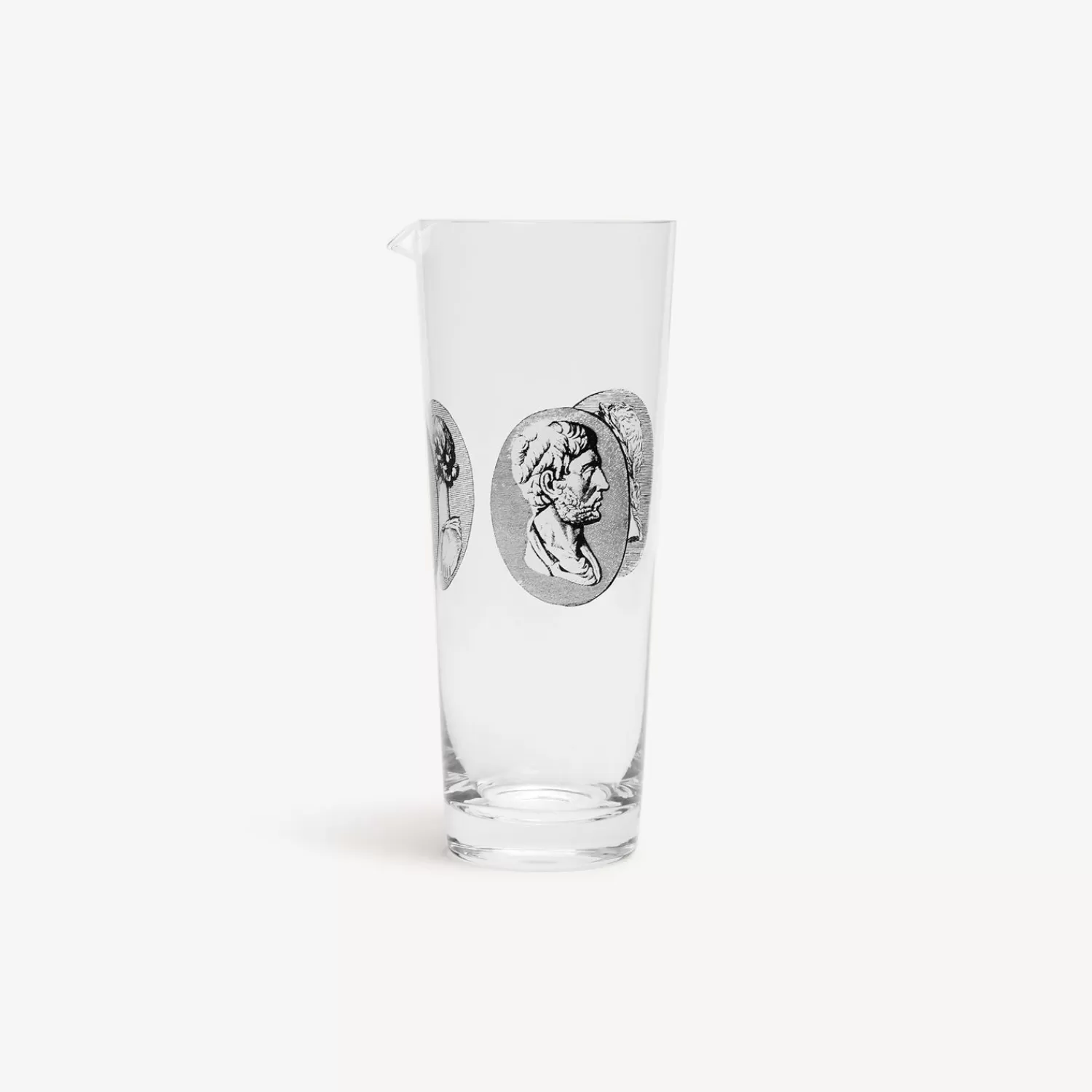 Glasses And Coasters<Fornasetti Carafe Cammei White/Black