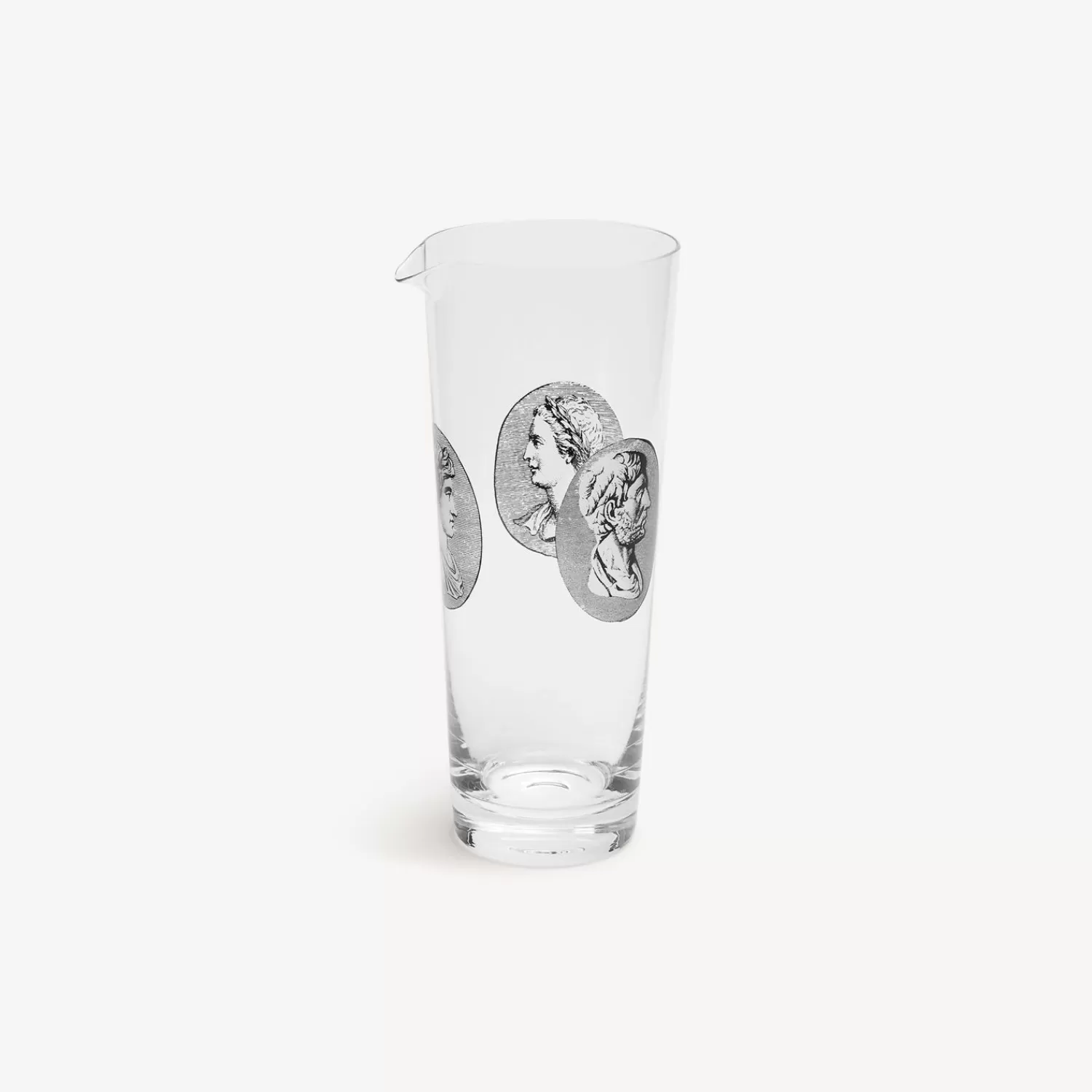 Glasses And Coasters<Fornasetti Carafe Cammei White/Black