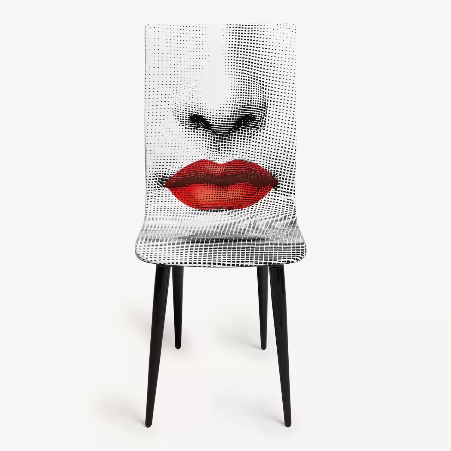Chairs<Fornasetti Chair Bocca White/Black/Red