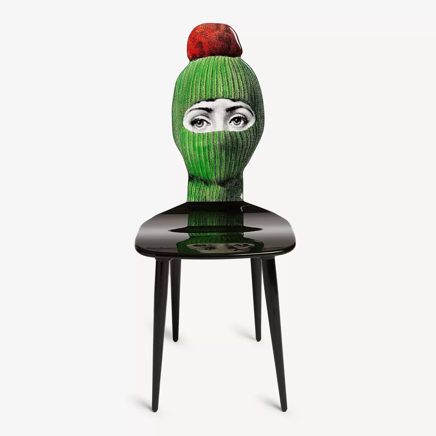 Chairs<Fornasetti Chair Lux Gstaad Green/Red/Black