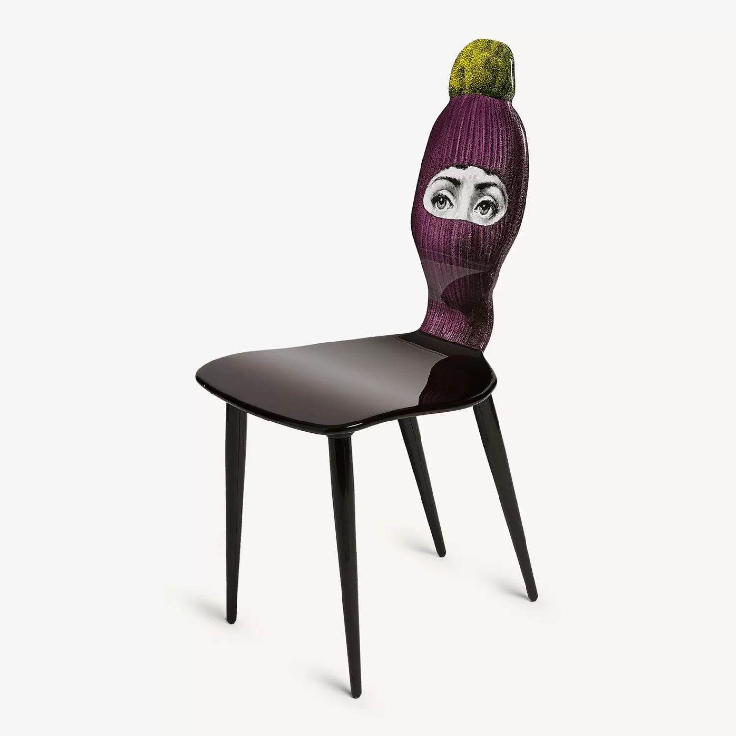 Chairs<Fornasetti Chair Lux Gstaad Purple/Yellow/Black