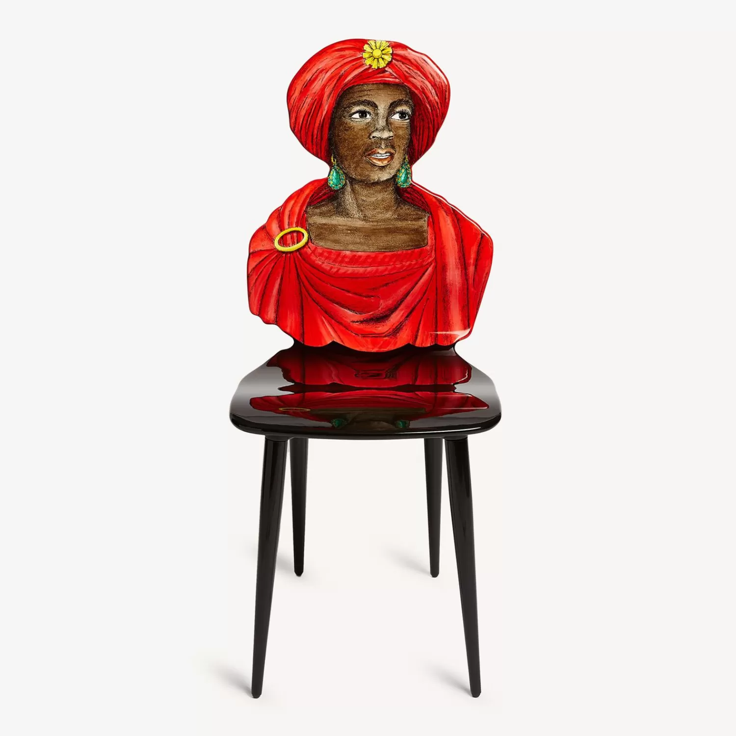 Chairs<Fornasetti Chair Moro Multicolour