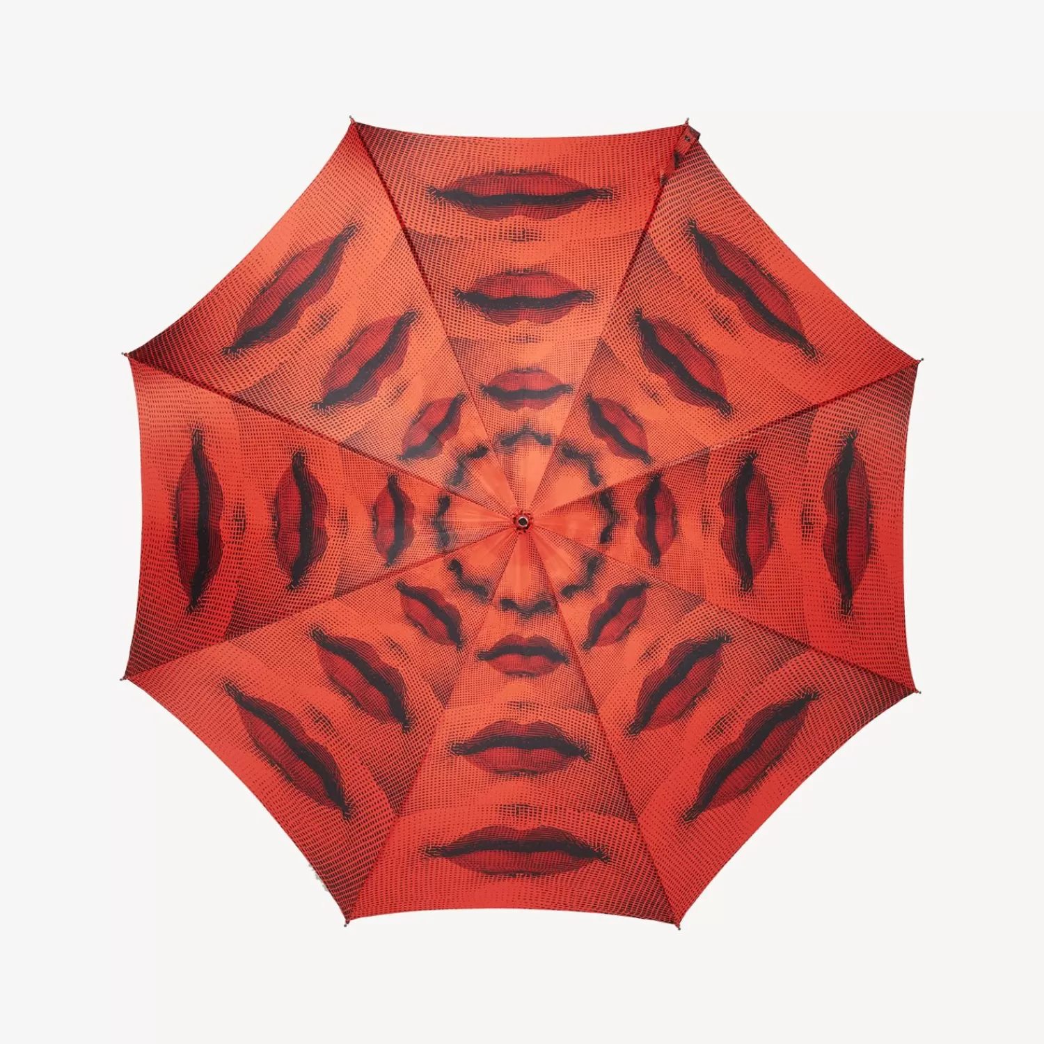 Umbrellas<Fornasetti Classic Umbrella Bocche White/Black/Red