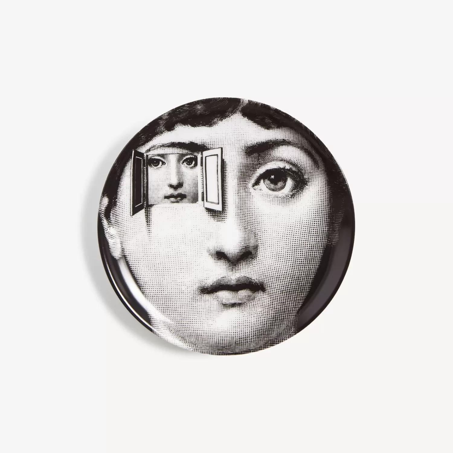 Glasses And Coasters<Fornasetti Coaster Tema E Variazioni N.116 White/Black