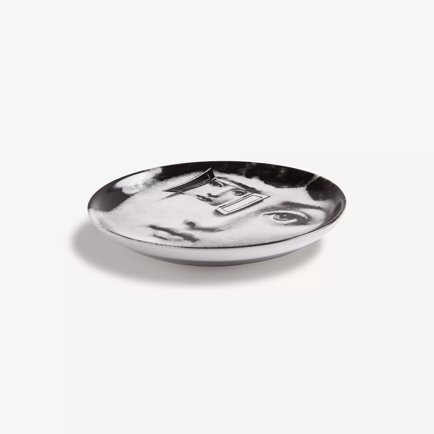 Glasses And Coasters<Fornasetti Coaster Tema E Variazioni N.116 White/Black