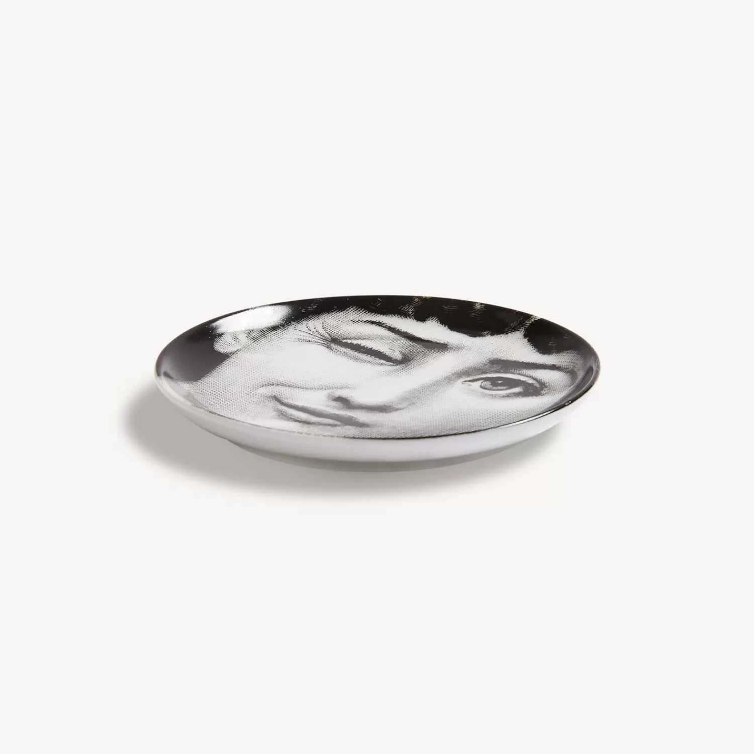 Glasses And Coasters<Fornasetti Coaster Tema E Variazioni N.130 White/Black
