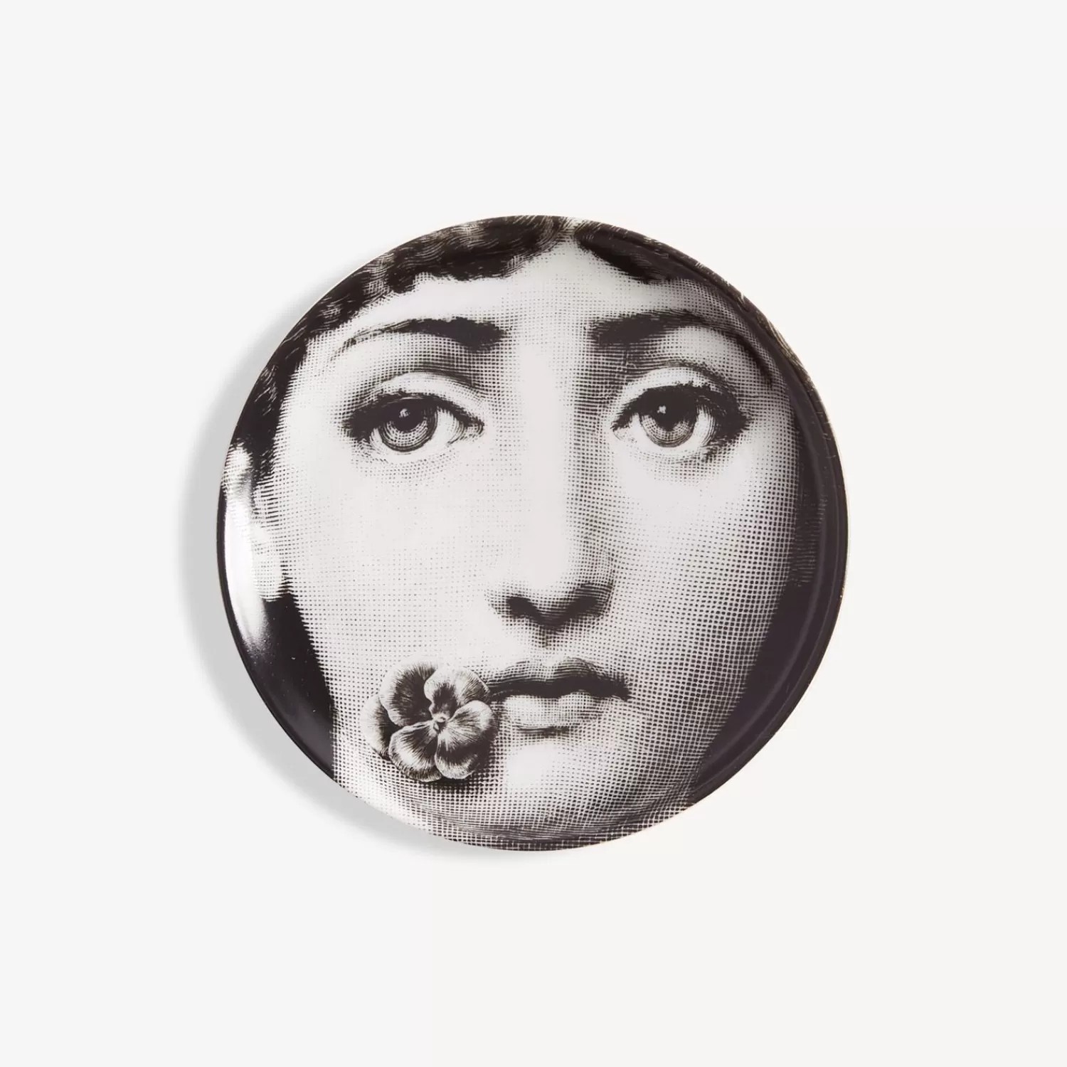 Glasses And Coasters<Fornasetti Coaster Tema E Variazioni N.137 White/Black