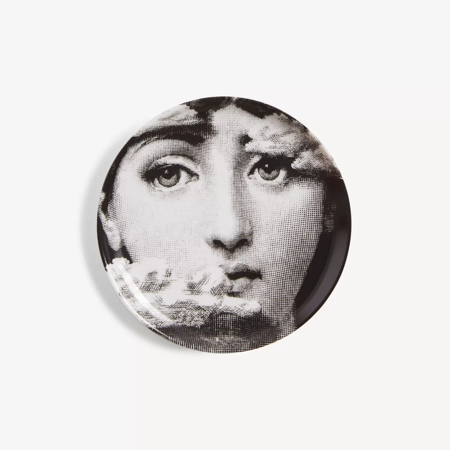 Glasses And Coasters<Fornasetti Coaster Tema E Variazioni N.139 White/Black
