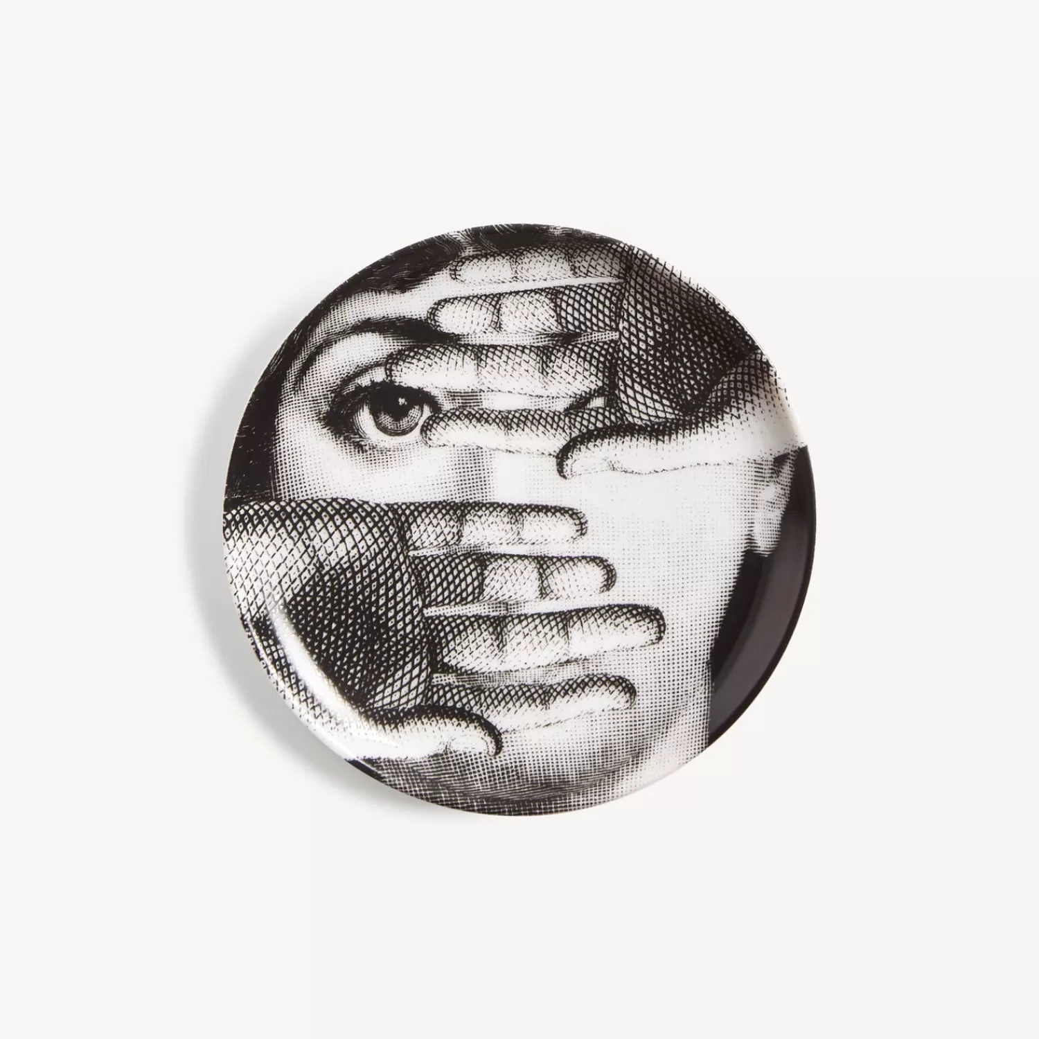 Glasses And Coasters<Fornasetti Coaster Tema E Variazioni N.154 White/Black