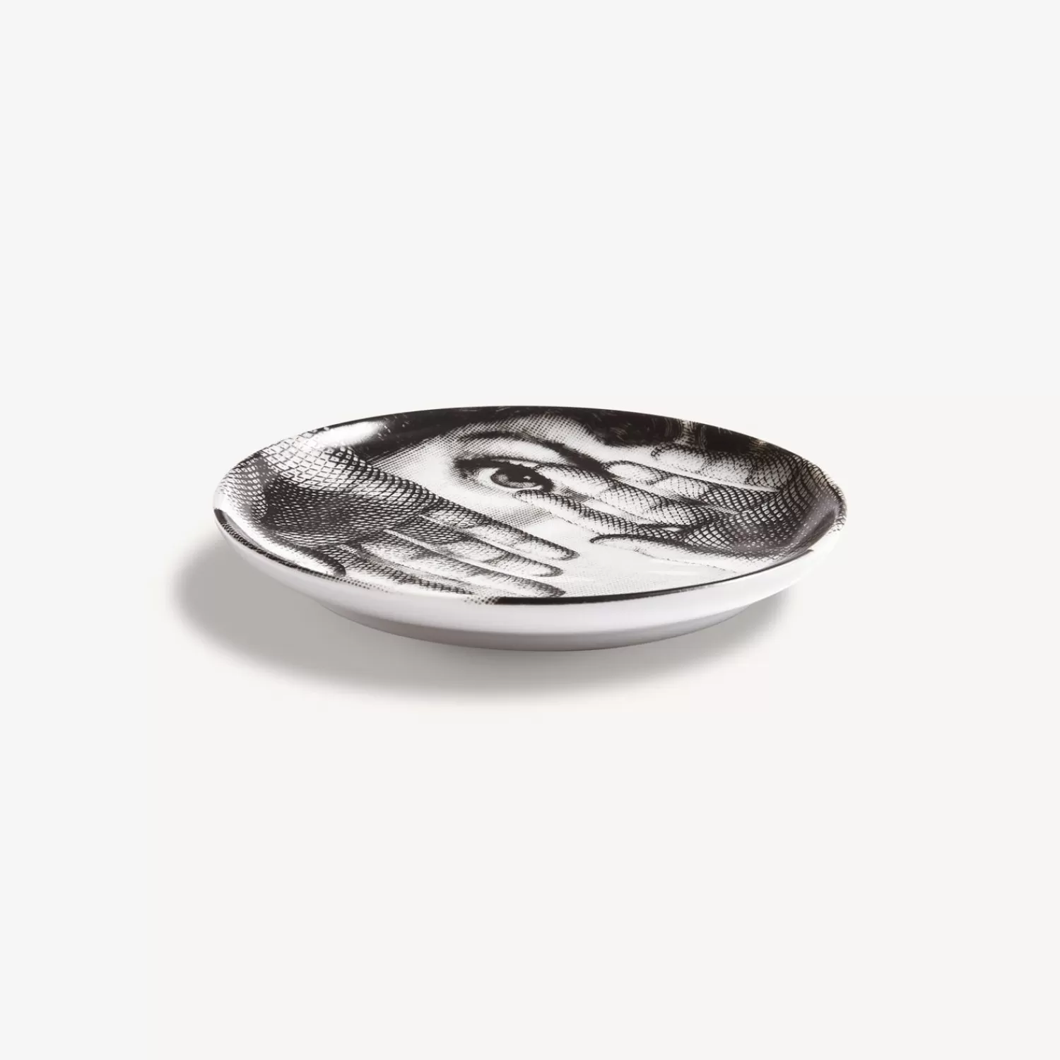 Glasses And Coasters<Fornasetti Coaster Tema E Variazioni N.154 White/Black