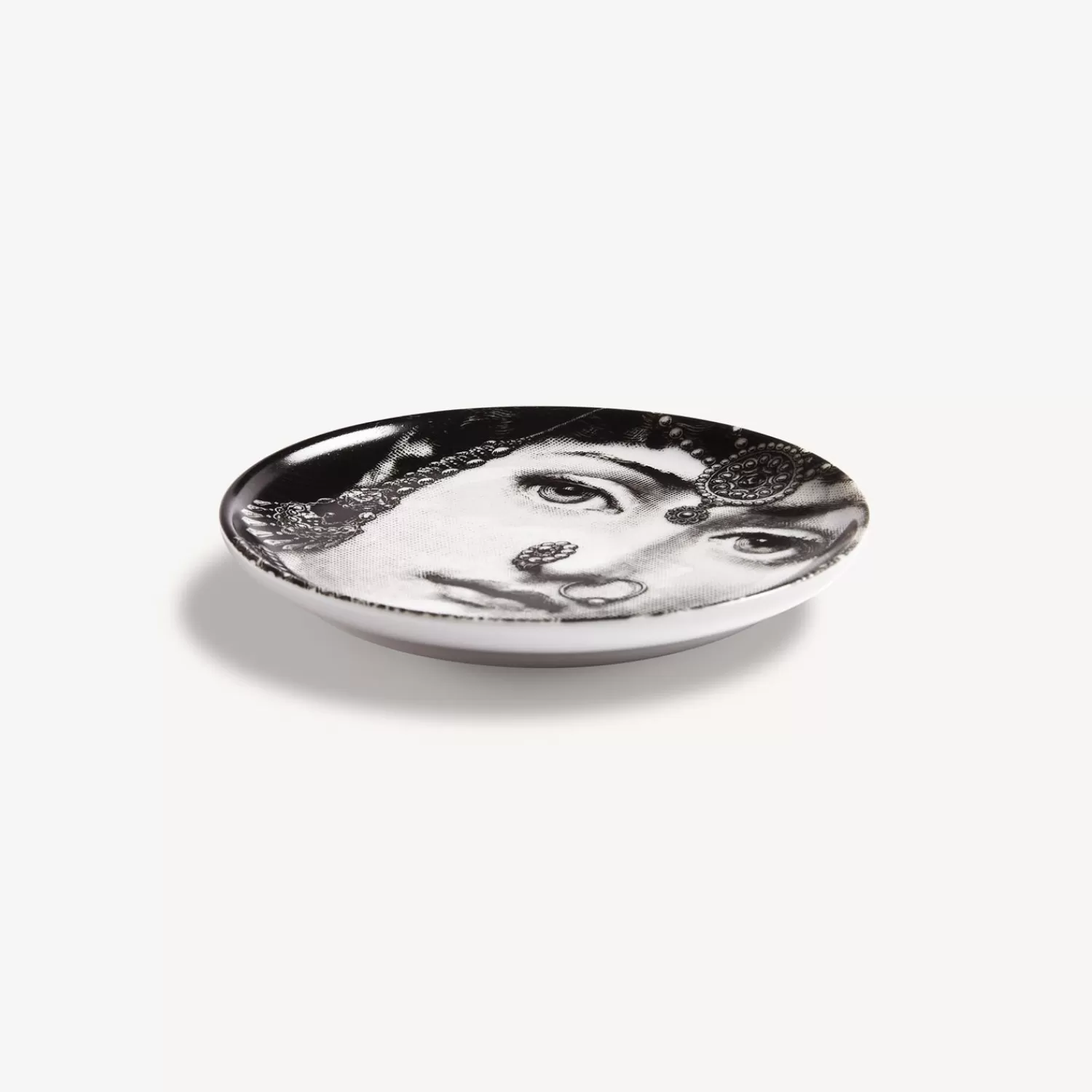 Glasses And Coasters<Fornasetti Coaster Tema E Variazioni N.228 White/Black