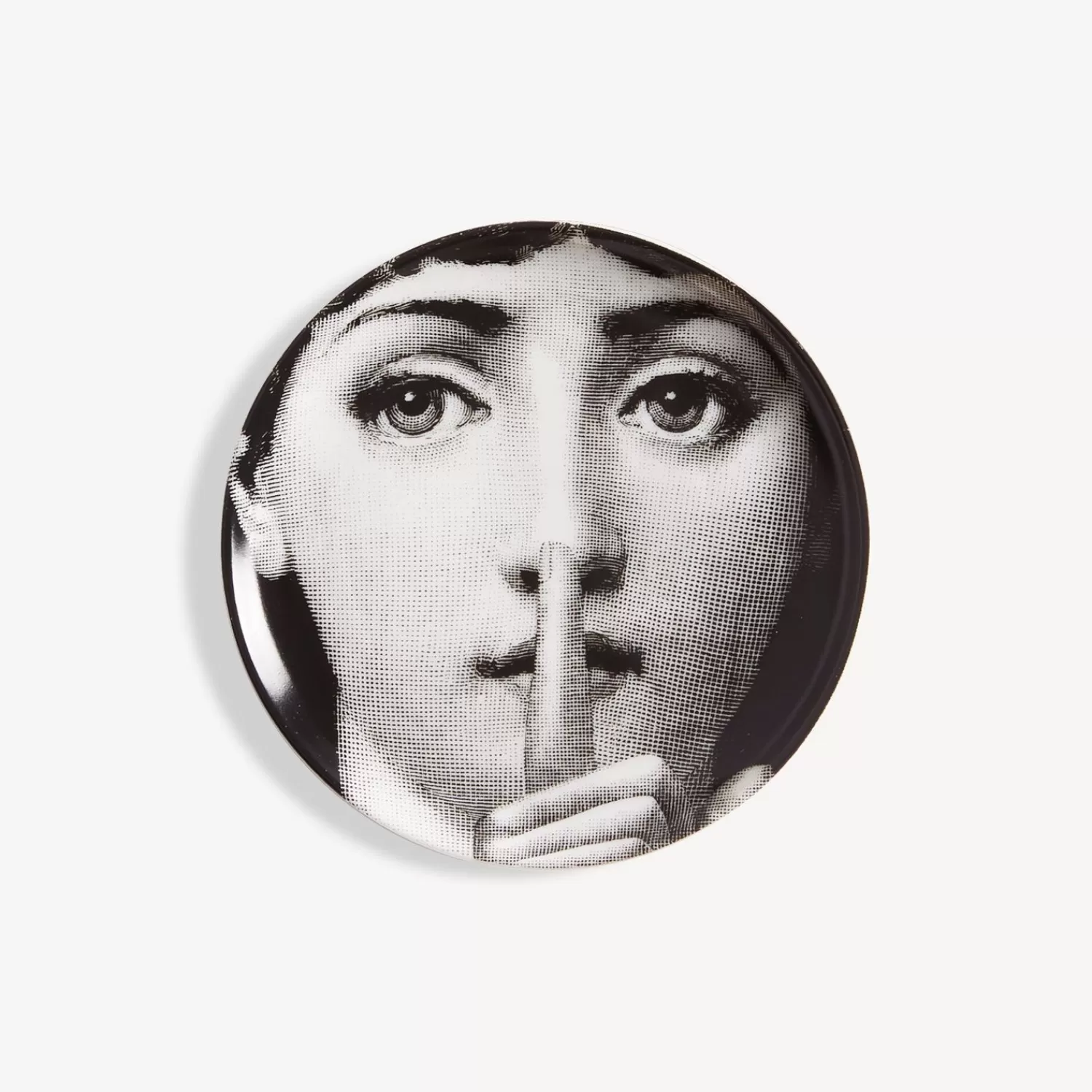 Glasses And Coasters<Fornasetti Coaster Tema E Variazioni N.334 White/Black