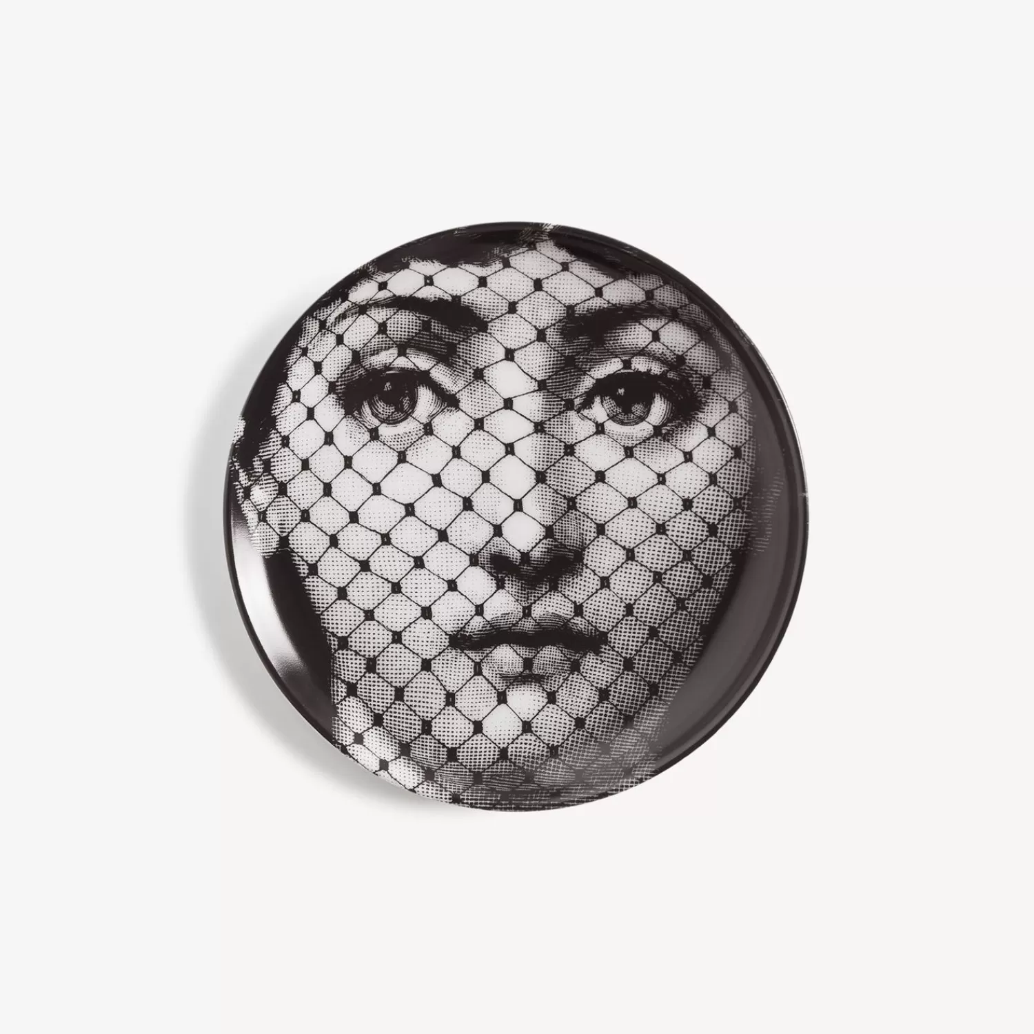 Glasses And Coasters<Fornasetti Coaster Tema E Variazioni N.78 White/Black