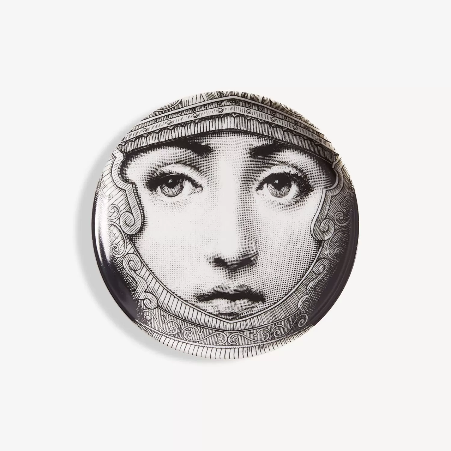 Glasses And Coasters<Fornasetti Coaster Tema E Variazioni N.95 White/Black