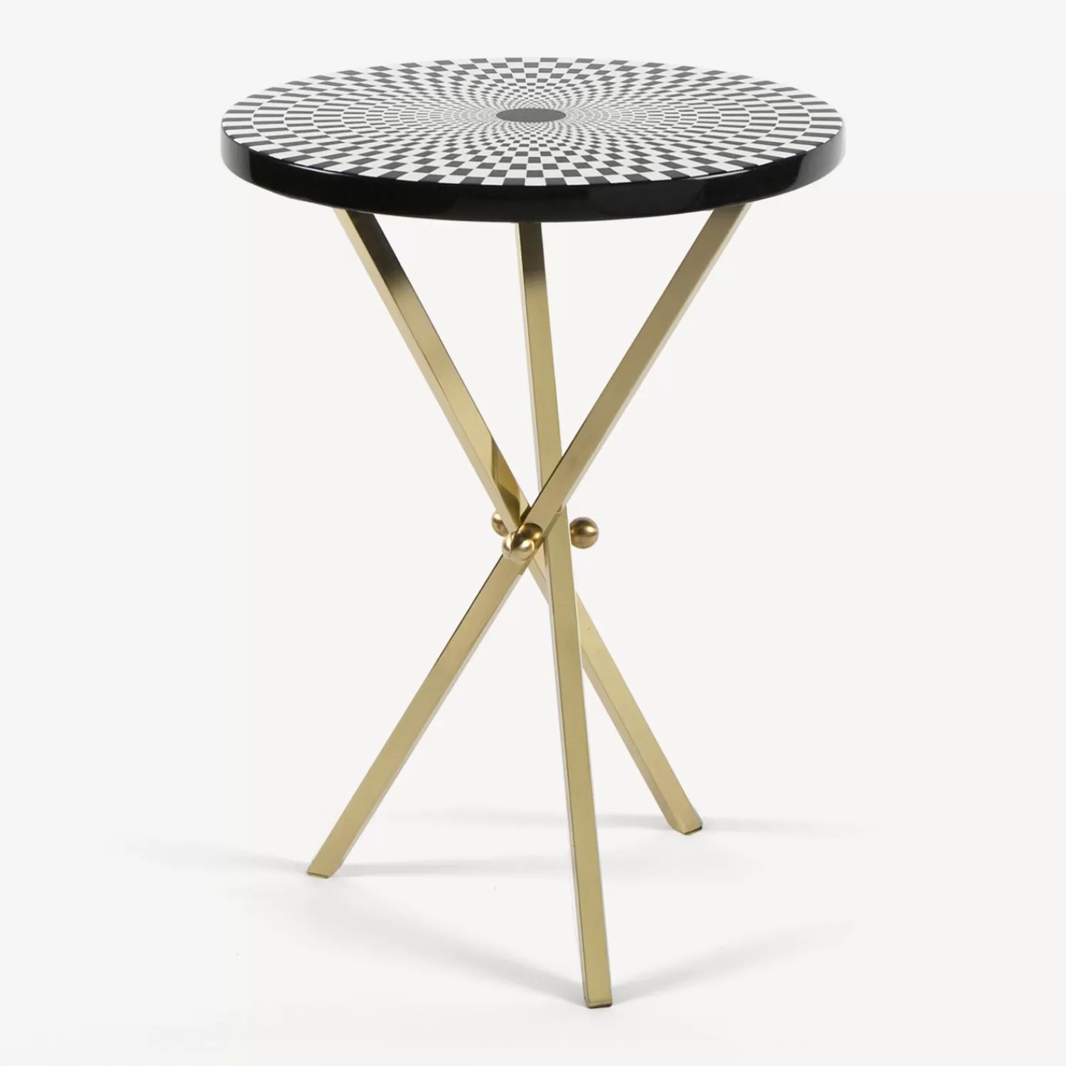Tables<Fornasetti Coffee Table Egocentrismo White/Black