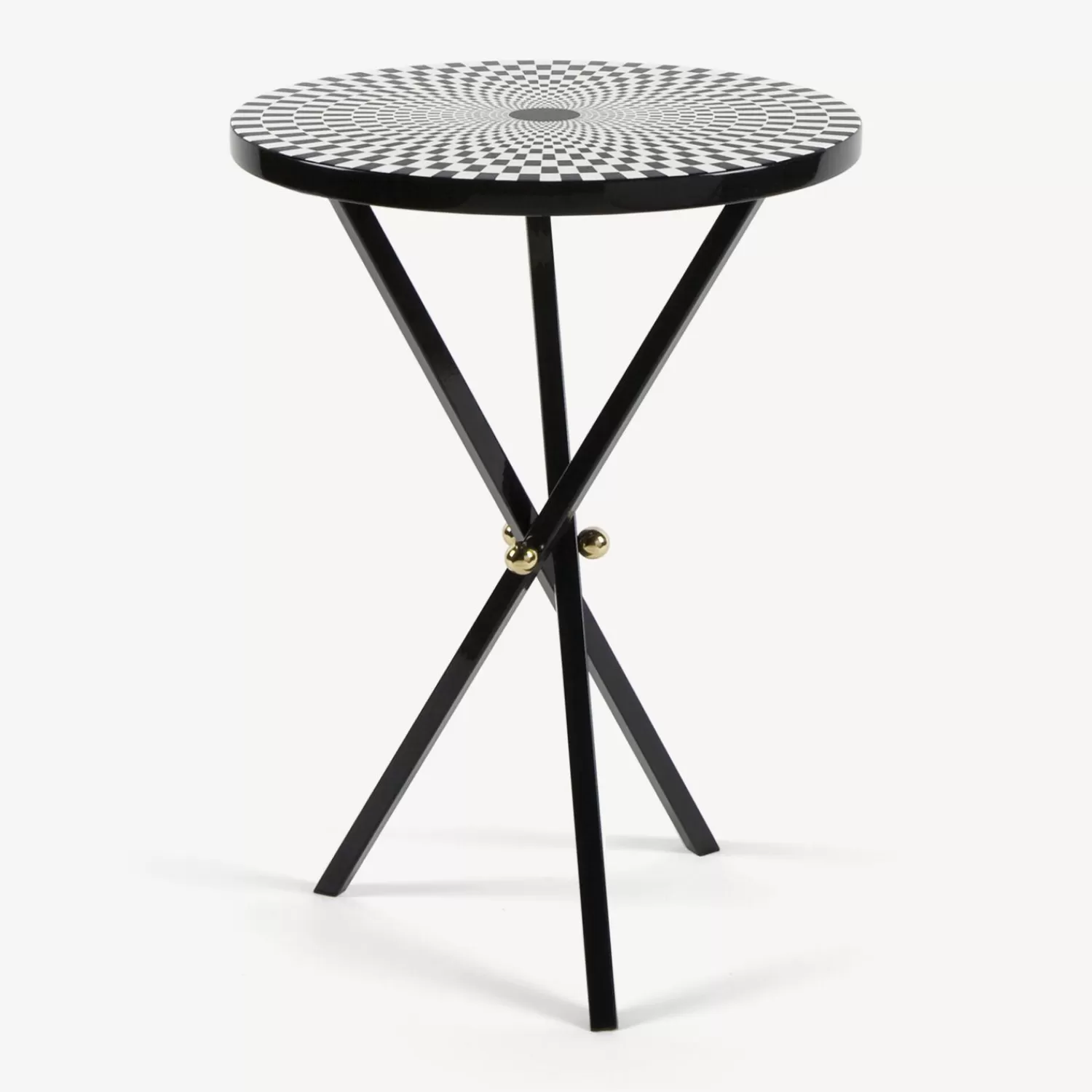 Tables<Fornasetti Coffee Table Egocentrismo White/Black