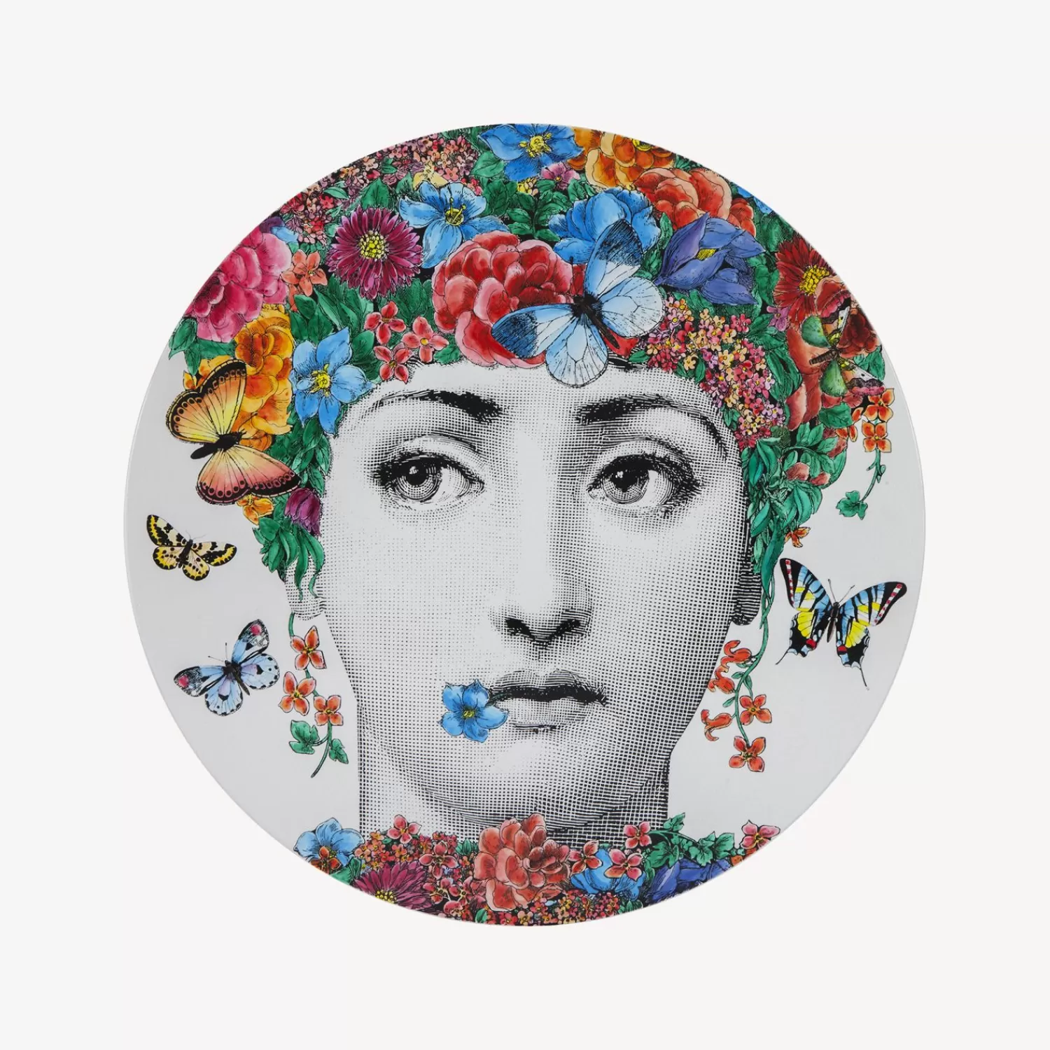 Tables<Fornasetti Coffee Table Fior Di Lina Multicolour